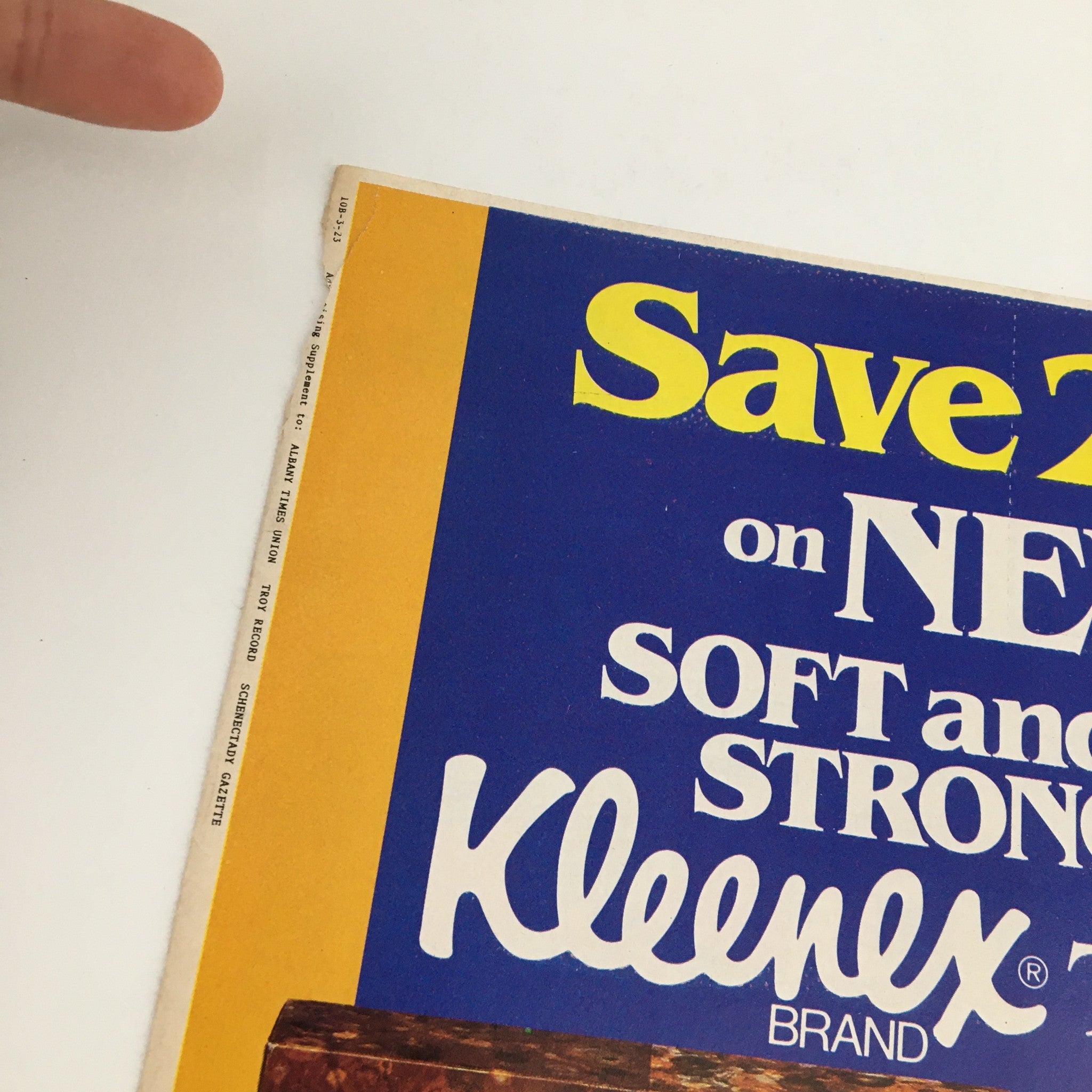 1983 Kleenex Brand Tissues Circular Coupon Advertisement