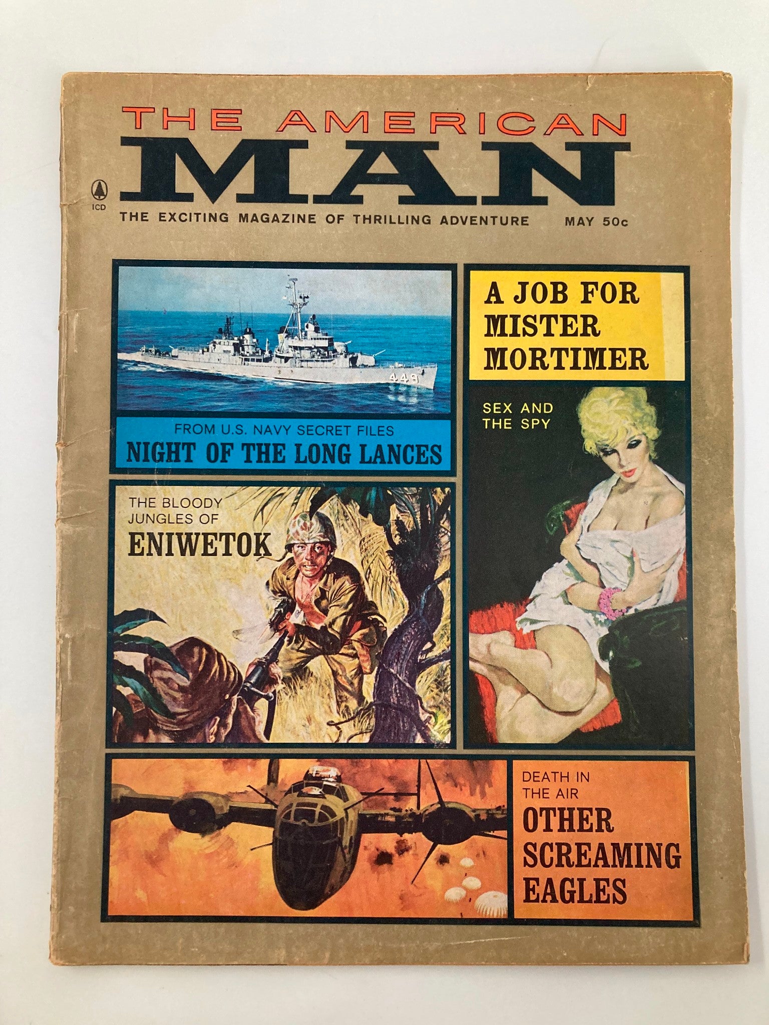 VTG The American Man Magazine May 1965 A Job For Mister Mortimer No Label