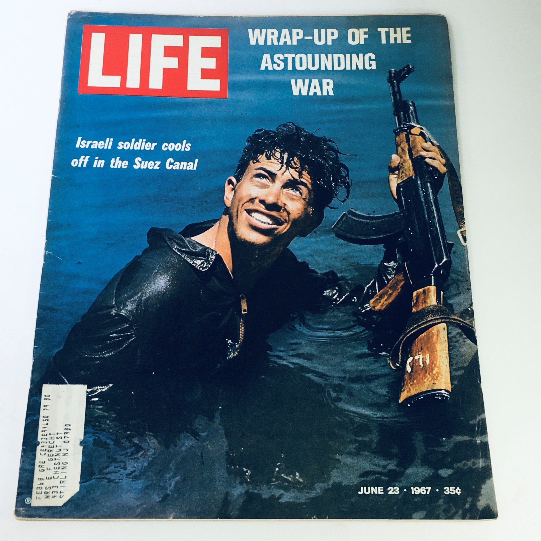 VTG Life Magazine June 23 1967 - Wrap-Up Of The Astounding War / Israeli Soldier