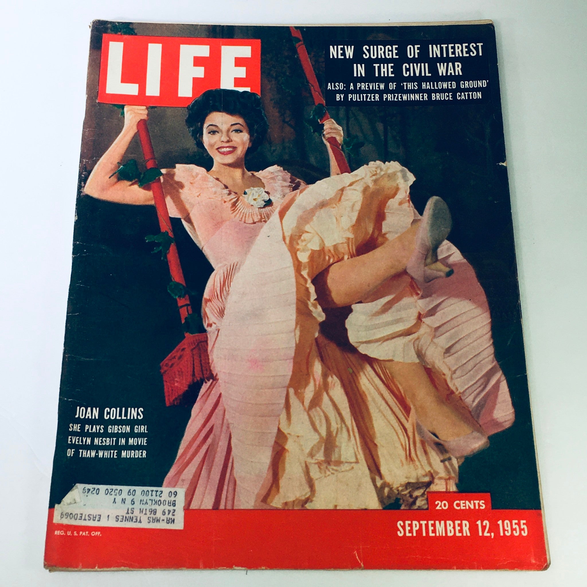 VTG Life Magazine September 12 1955 - Joan Collins in Movie Thaw-White Murder