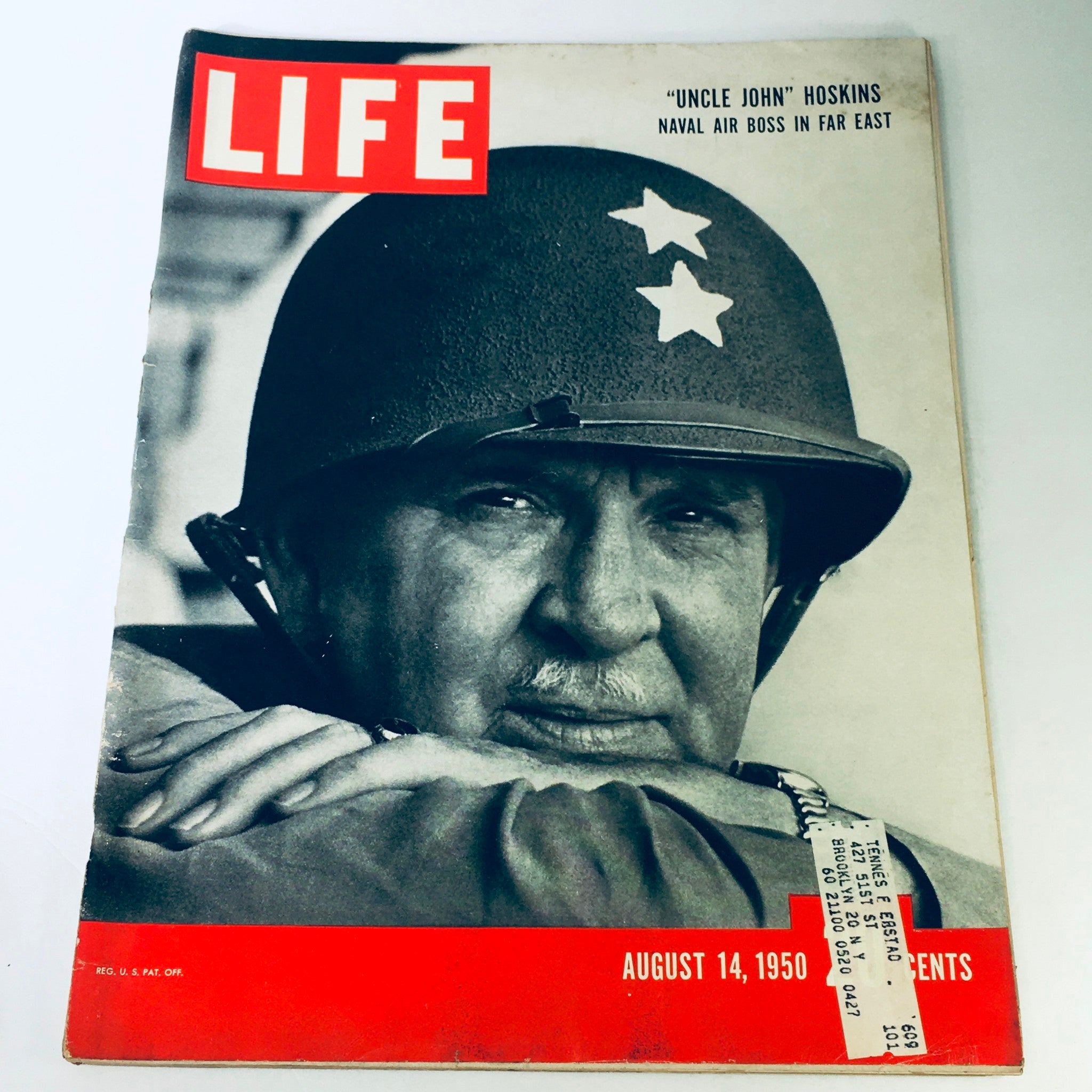 VTG Life Magazine August 14 1950 - "Uncle John" Hoskins Naval Air Boss Far East