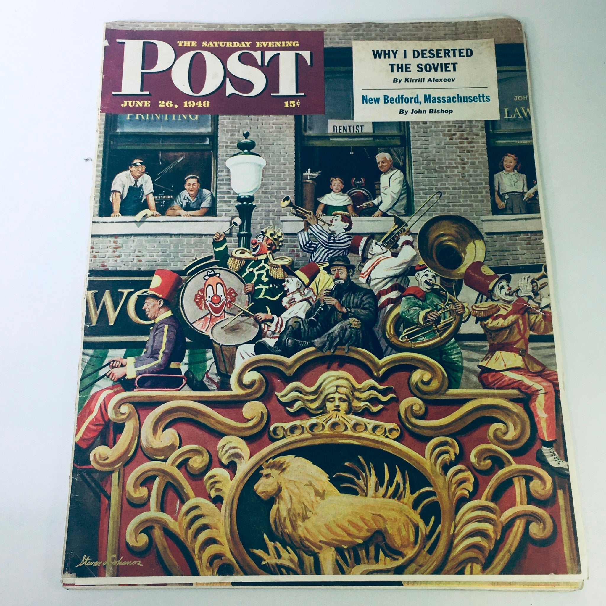 VTG The Saturday Evening Post June 26 1948 - New Bedford Massachusetts by John B