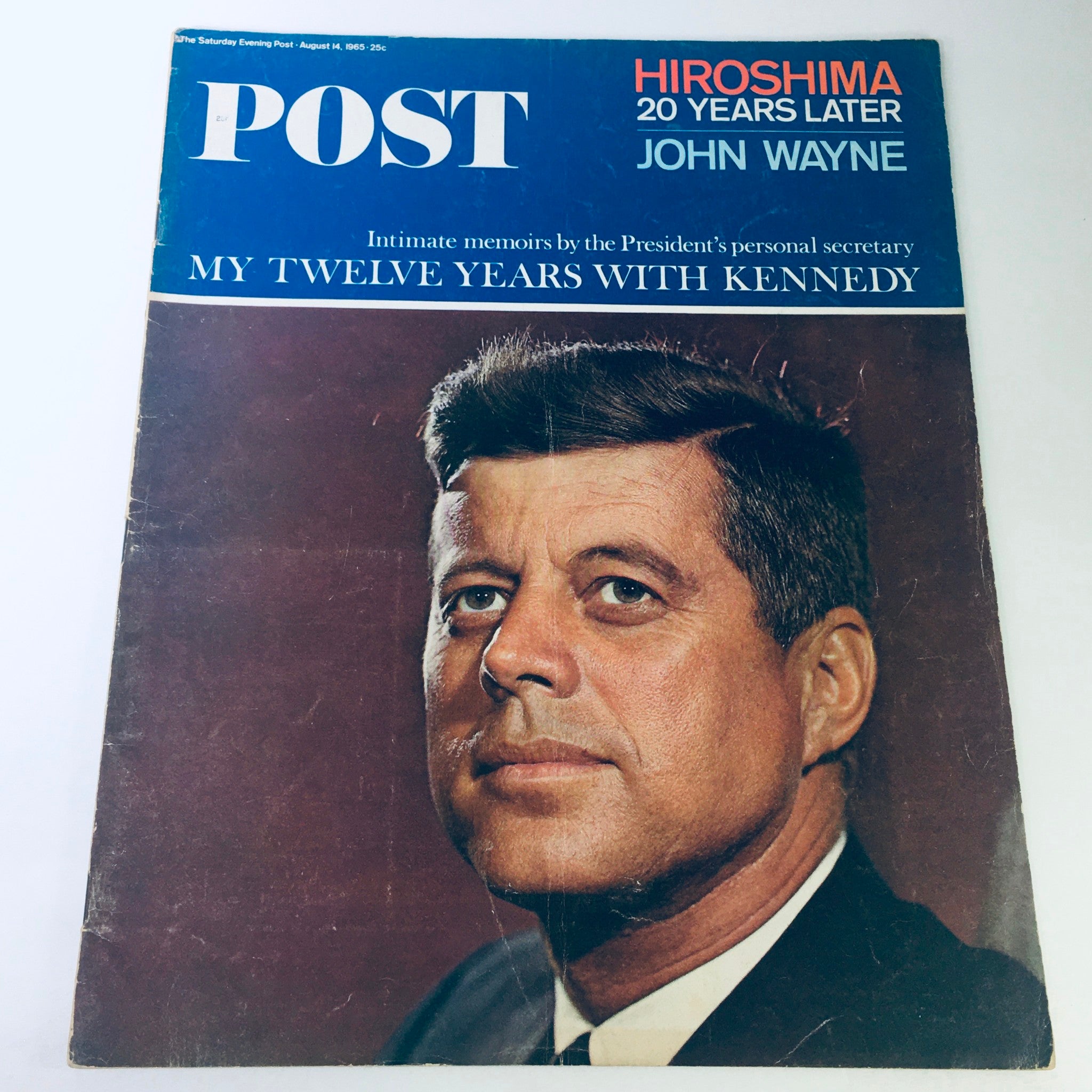 VTG The Saturday Evening Post August 14 1965 - My 12 Years with John F. Kennedy