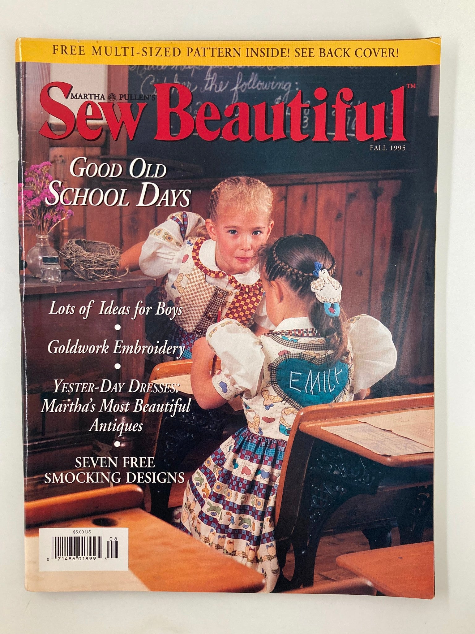 Sew Beautiful Magazine Fall 1995 Martha's Most Beautiful Antiques No Label