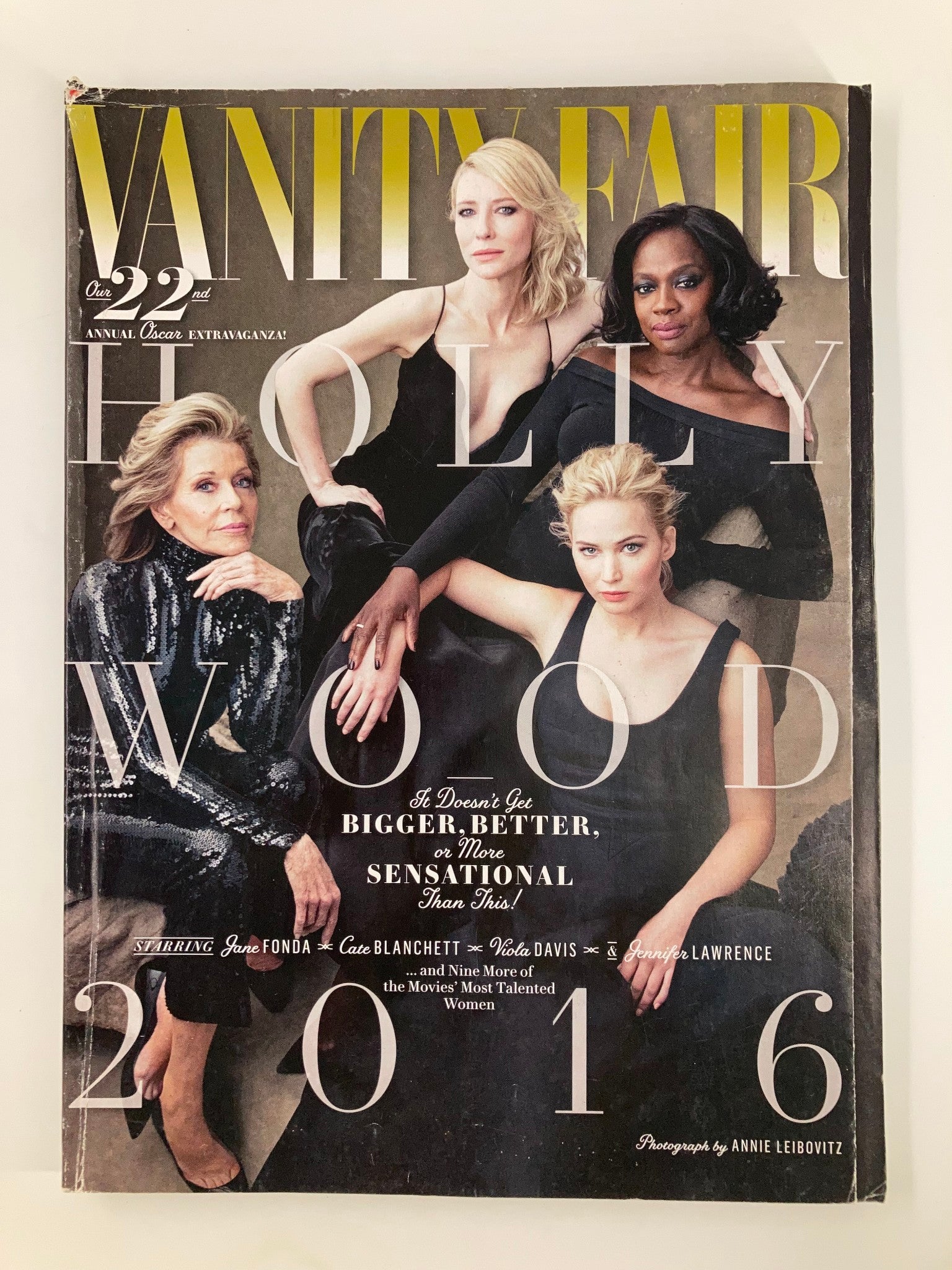 Vanity Fair Magazine 2016 Jane Fonda, Cate Blanchett, Viola Davis No Label