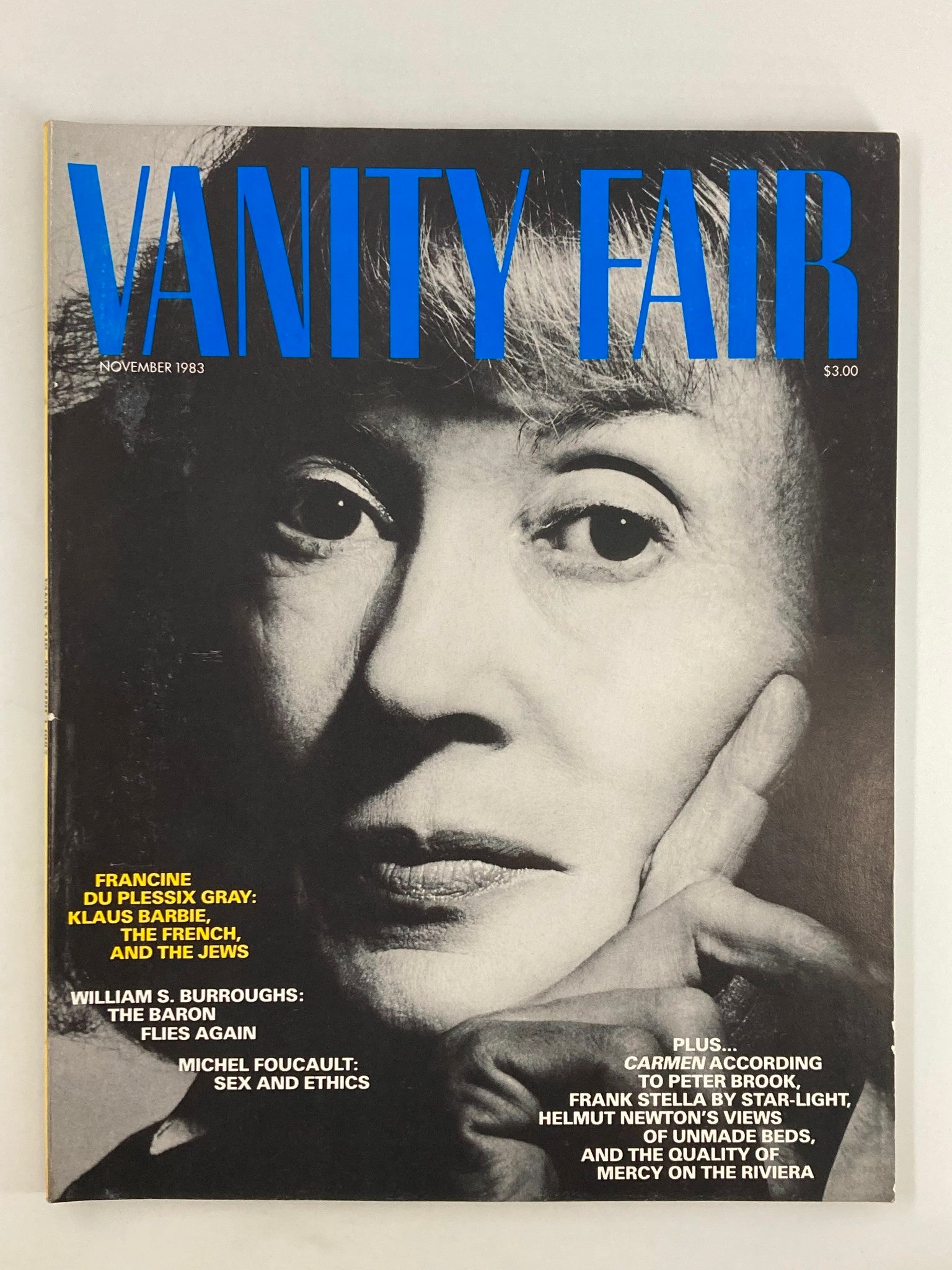 VTG Vanity Fair Magazine November 1983 Francine Du Plessix Gray No Label