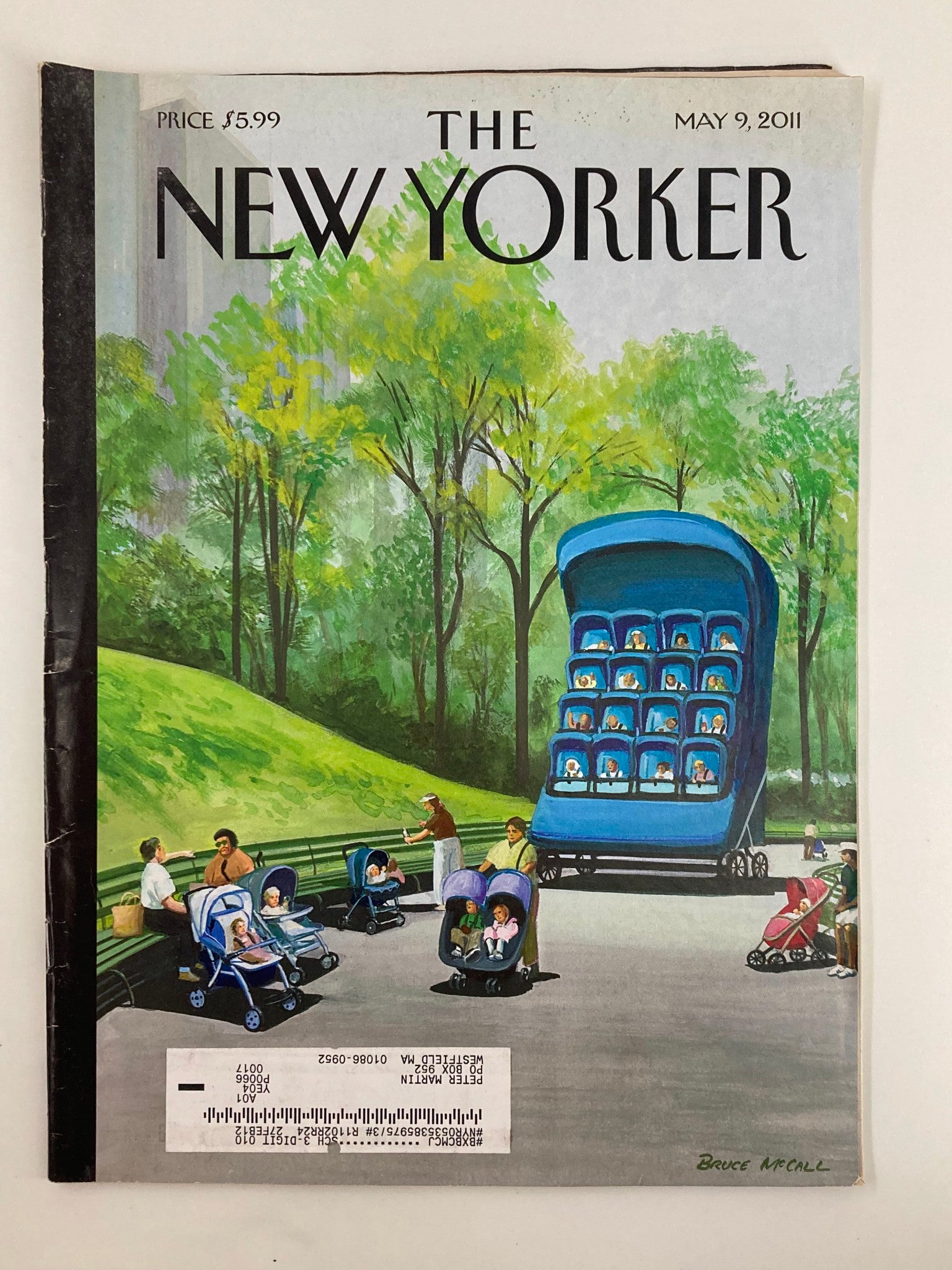 The New Yorker Magazine May 9 2011 Super Mother's Day by Bruce McCall