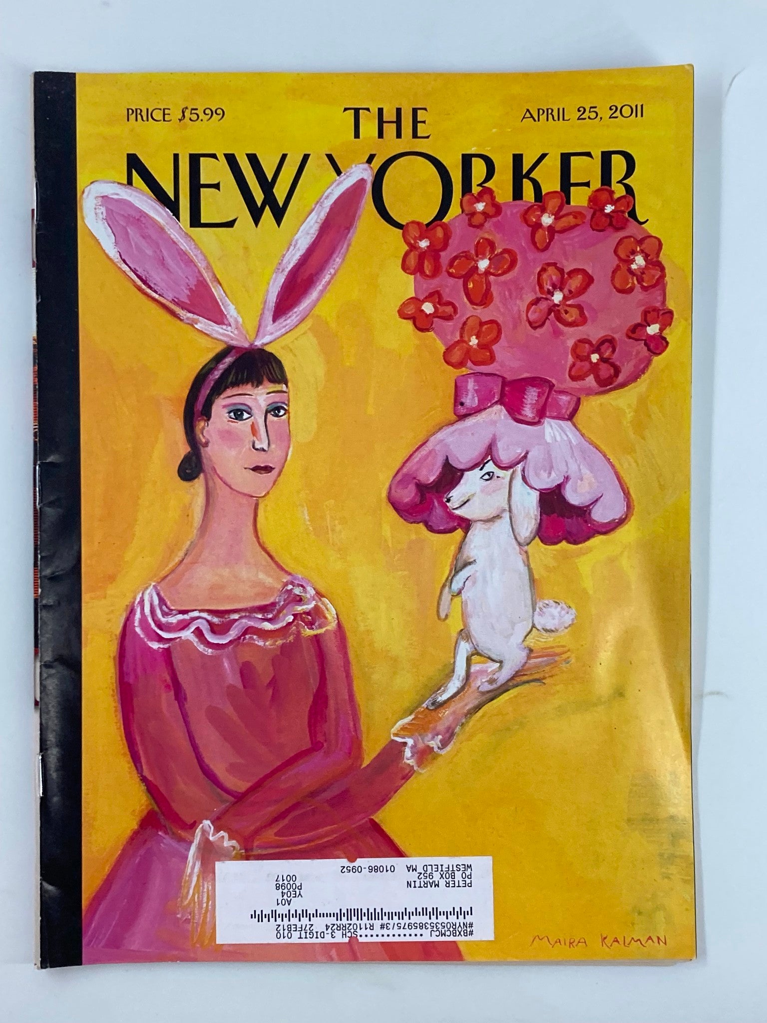 The New Yorker Magazine April 25 2011 Everywhere I Go I See Hats by Maira Kalman