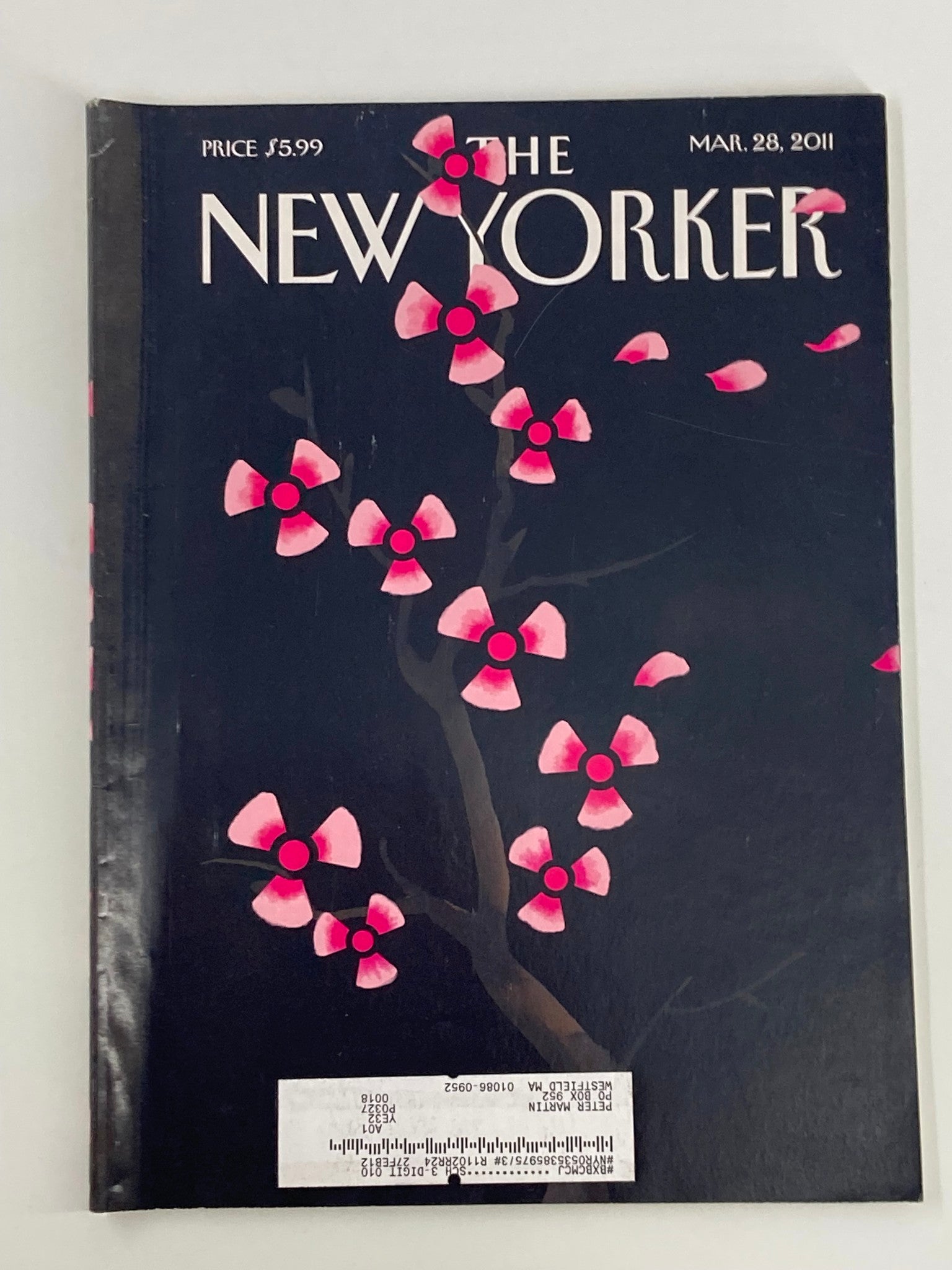 The New Yorker Magazine March 28 2011 Dark Spring by Christoph Niemann