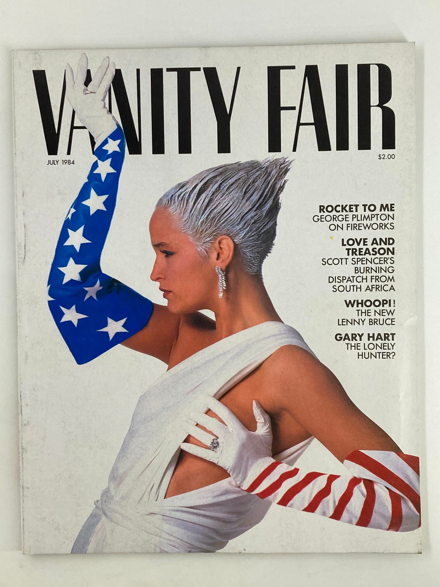 VTG Vanity Fair Magazine July 1984 Rocket to Me George Plimpton No Label