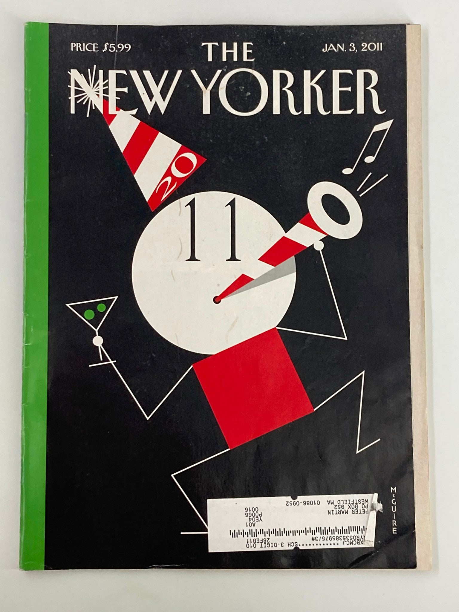 The New Yorker Magazine January 3 2011 Happy New Decade by Richard McGuire