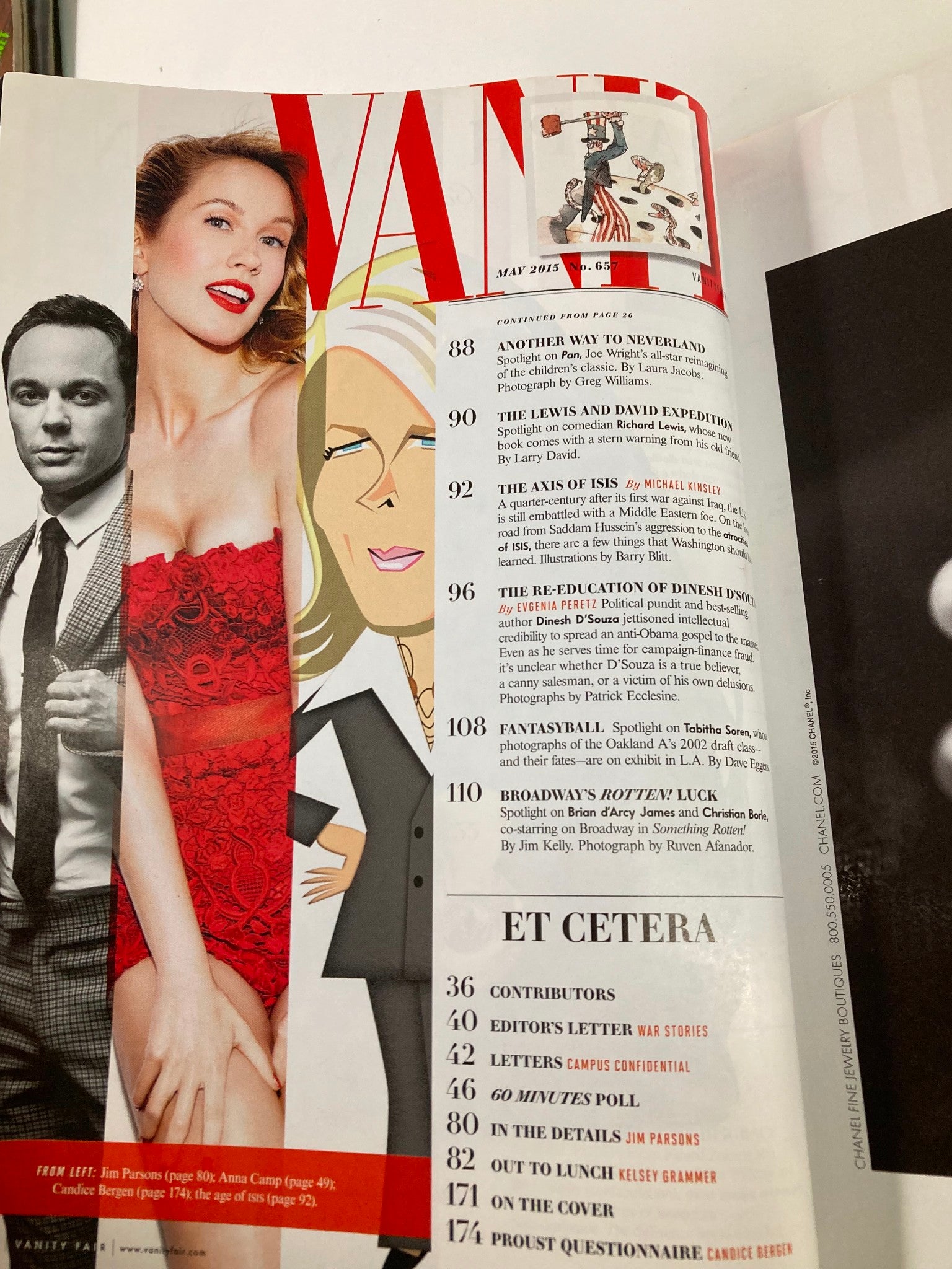 Vanity Fair Magazine May 2015 Sofia Vergara TV's Top Paid Actress No Label