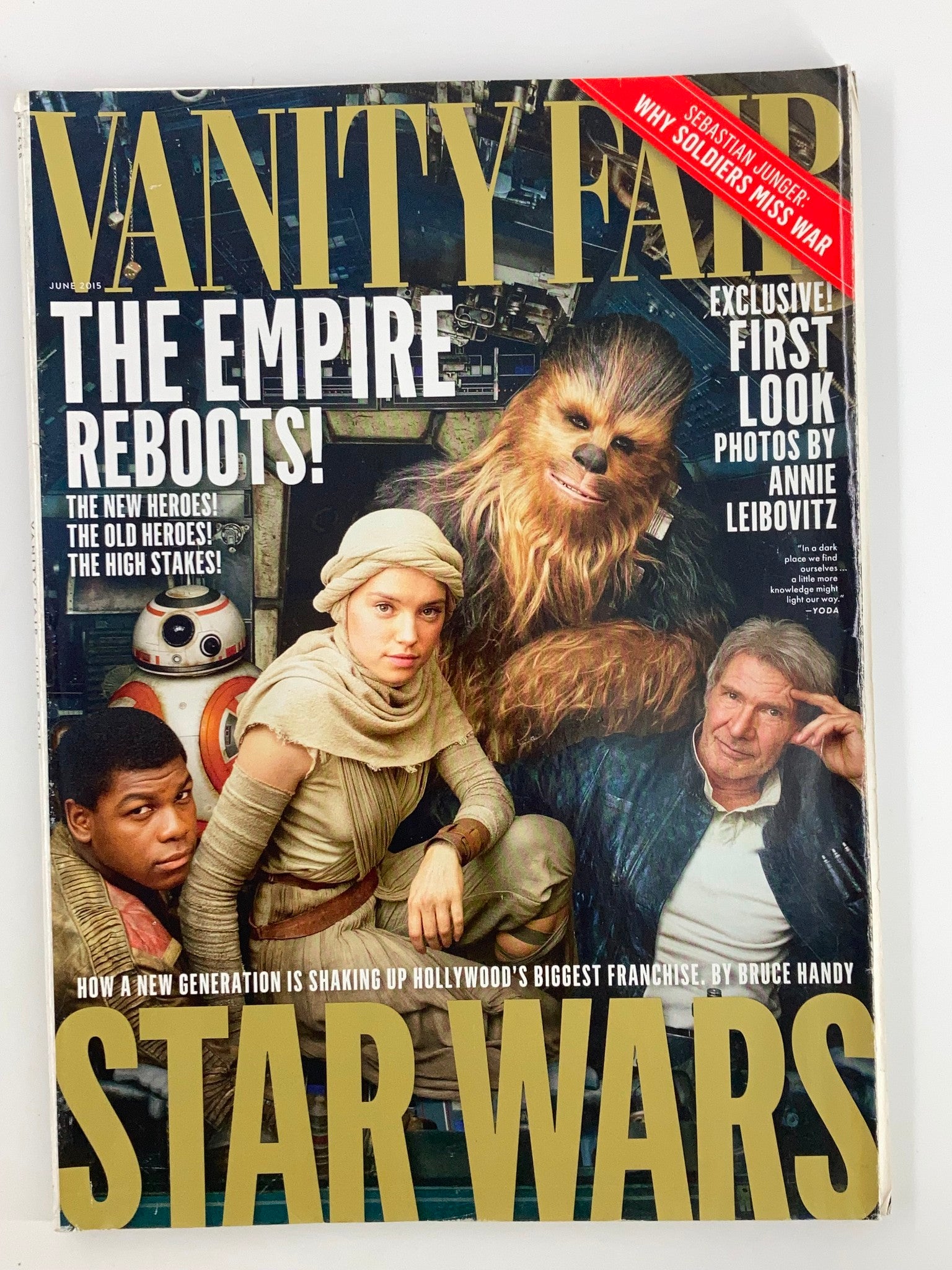 Vanity Fair Magazine June 2015 Harrison Ford, John Boyega, Daisy Ridley No Label