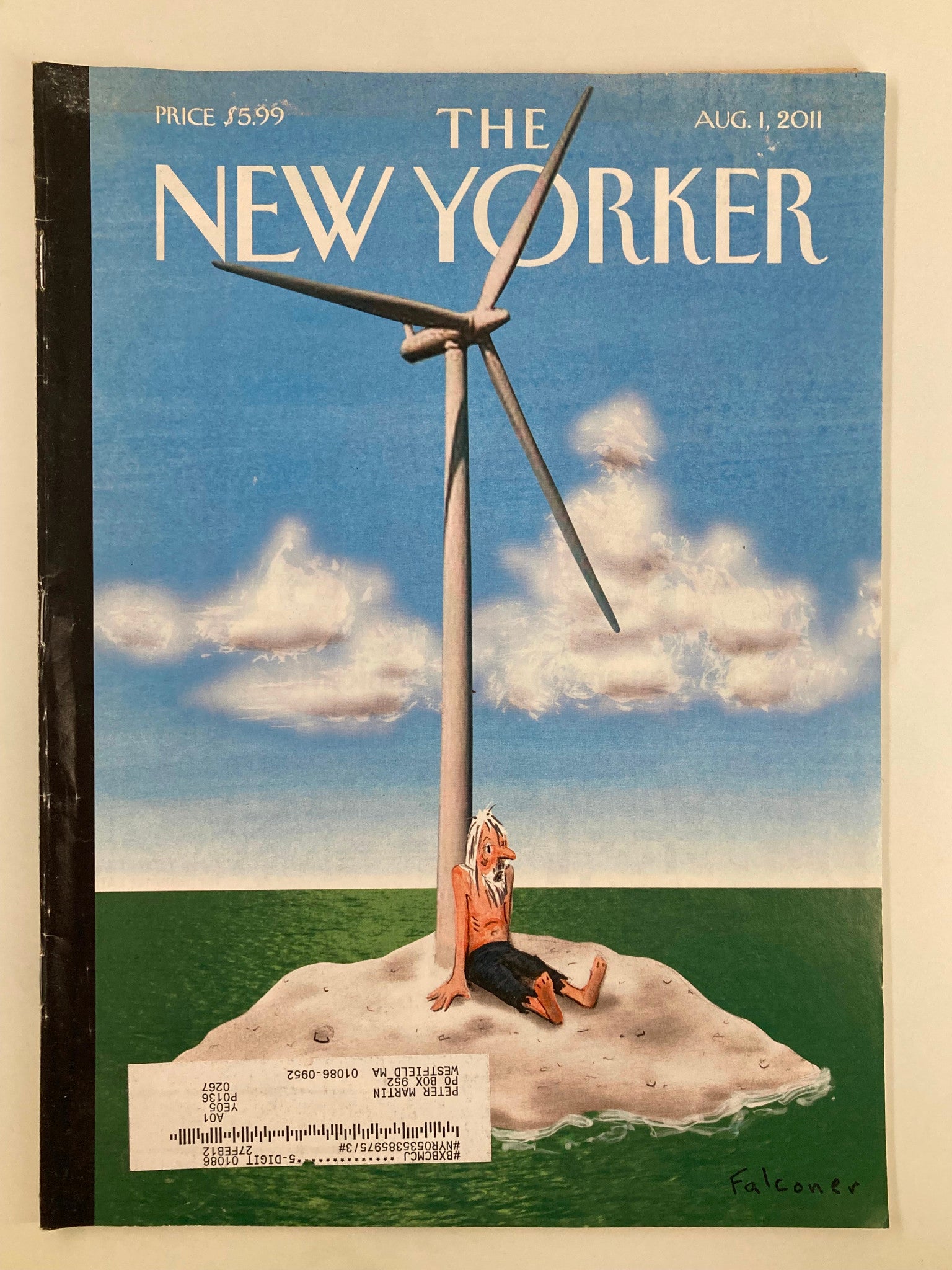 The New Yorker Magazine August 1 2011 Forward Thinking by Ian Falconer