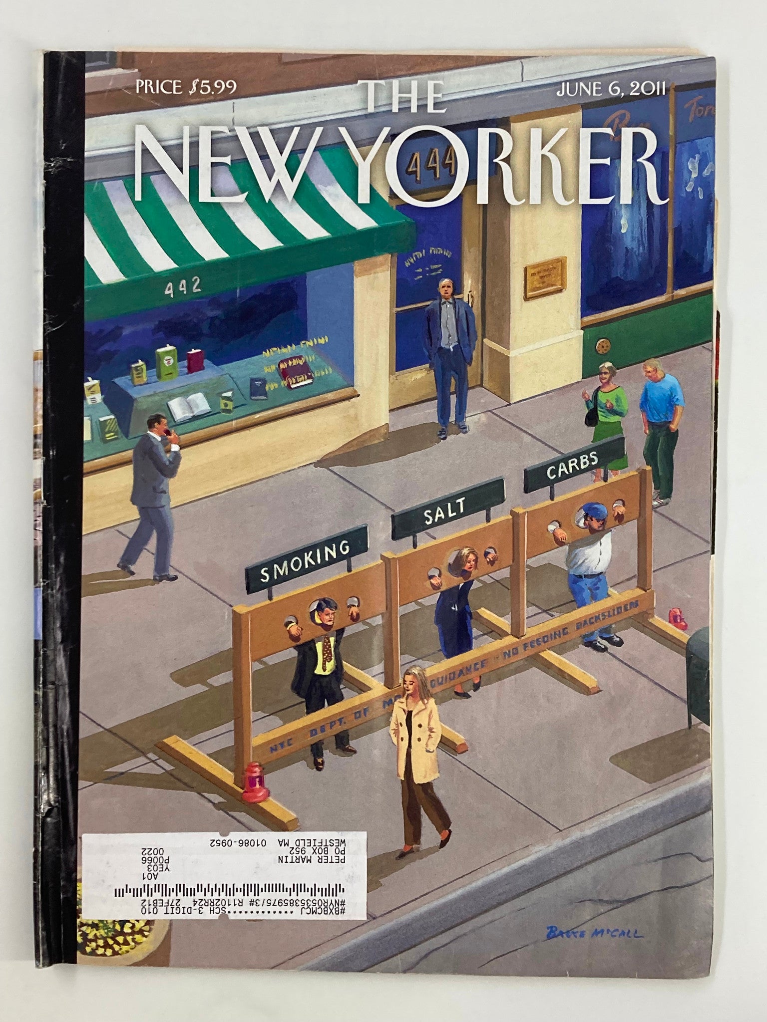 The New Yorker Magazine June 6 2011 Theme Cover Moral Guidance by Bruce McCall