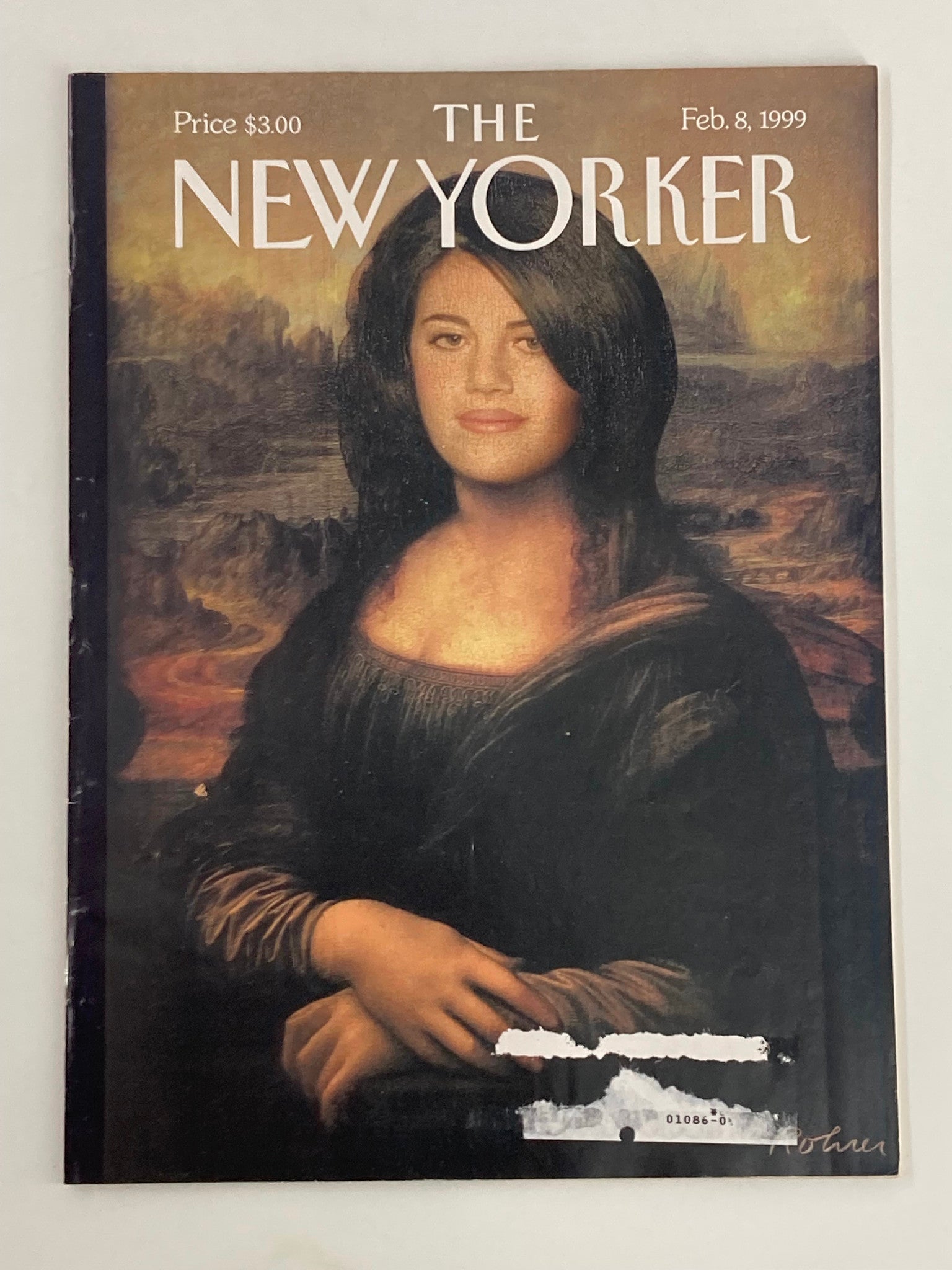 The New Yorker Magazine February 8 1999 Monica Lewinsky by Dean Rohrer