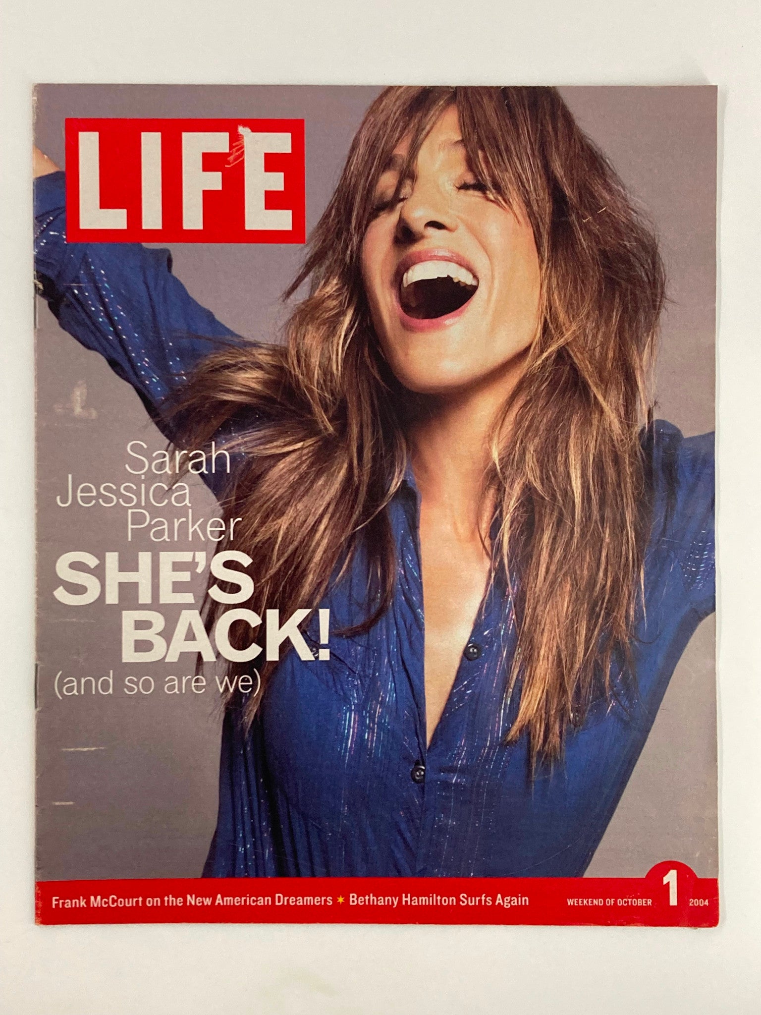 Life Magazine Newspaper Insert Sarah Jessica Parker October 1 2004 No Label