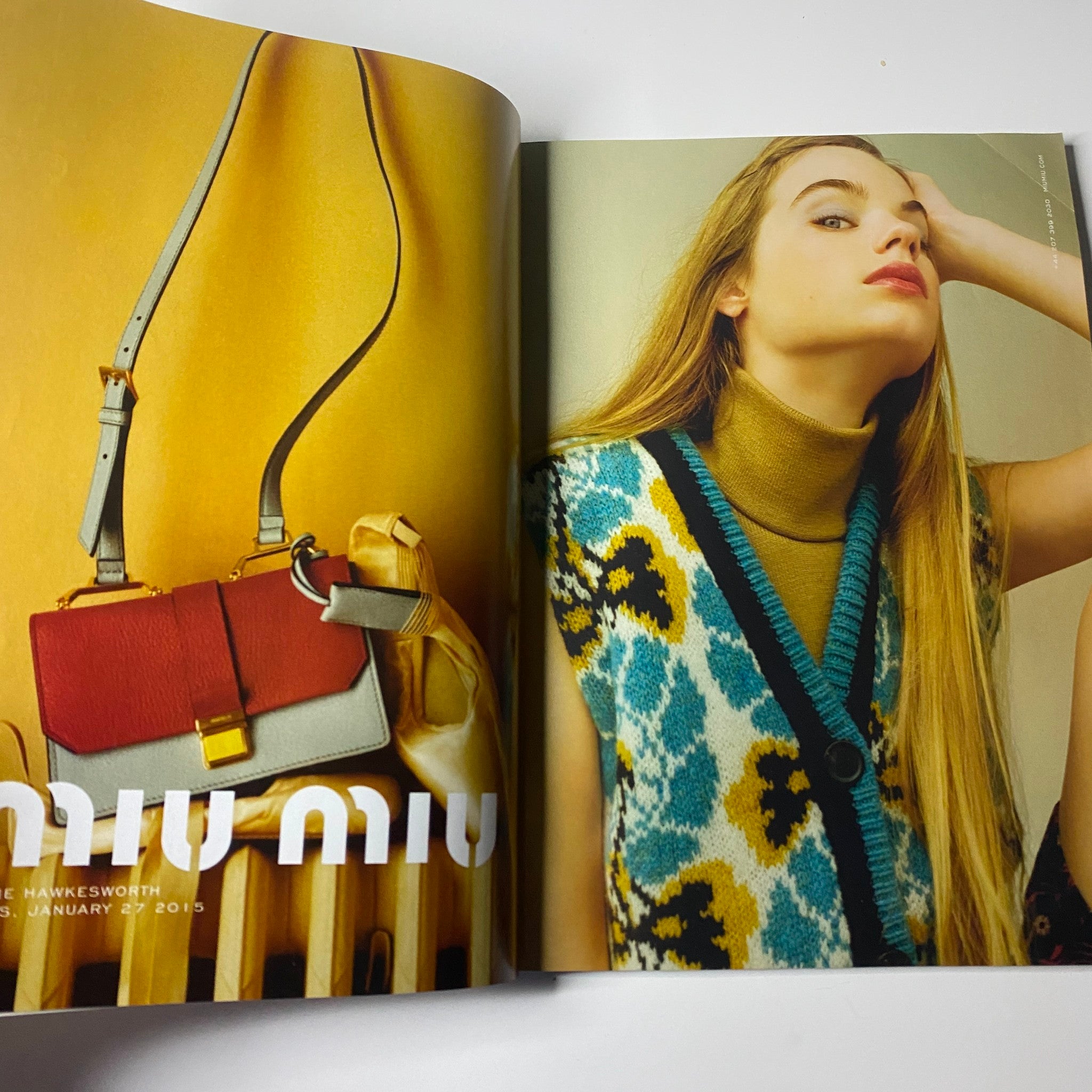 Editorial spread from Harper's Bazaar UK Magazine June 2015, featuring a model showcasing a stylish outfit against a vibrant backdrop.