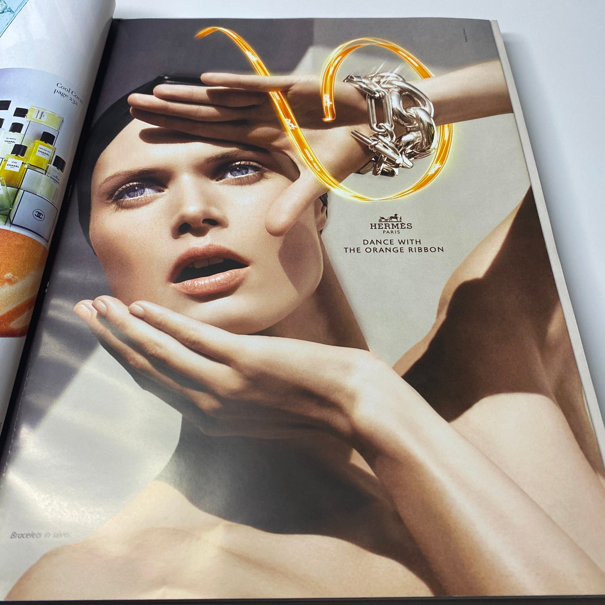 Harper's Bazaar Australia Magazine March 2007 showcasing an advertisement for Hermes jewelry with a model highlighting fashion and elegance.