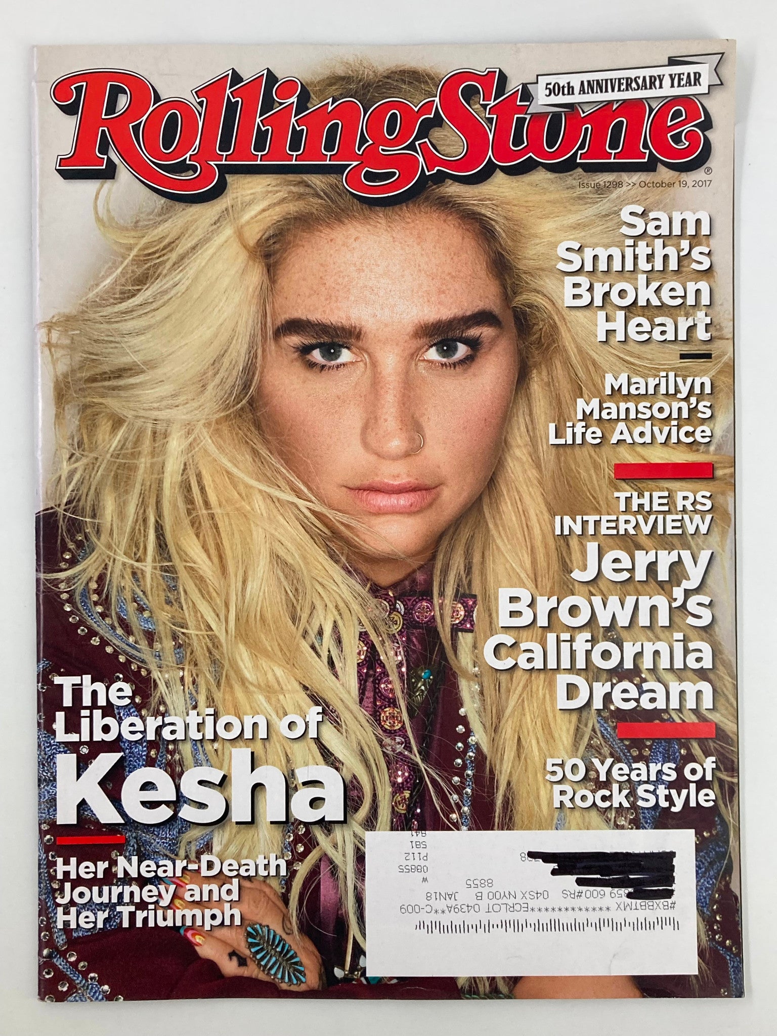 Rolling Stone Magazine October 19 2017 Issue 1298 The Liberation of Kesha