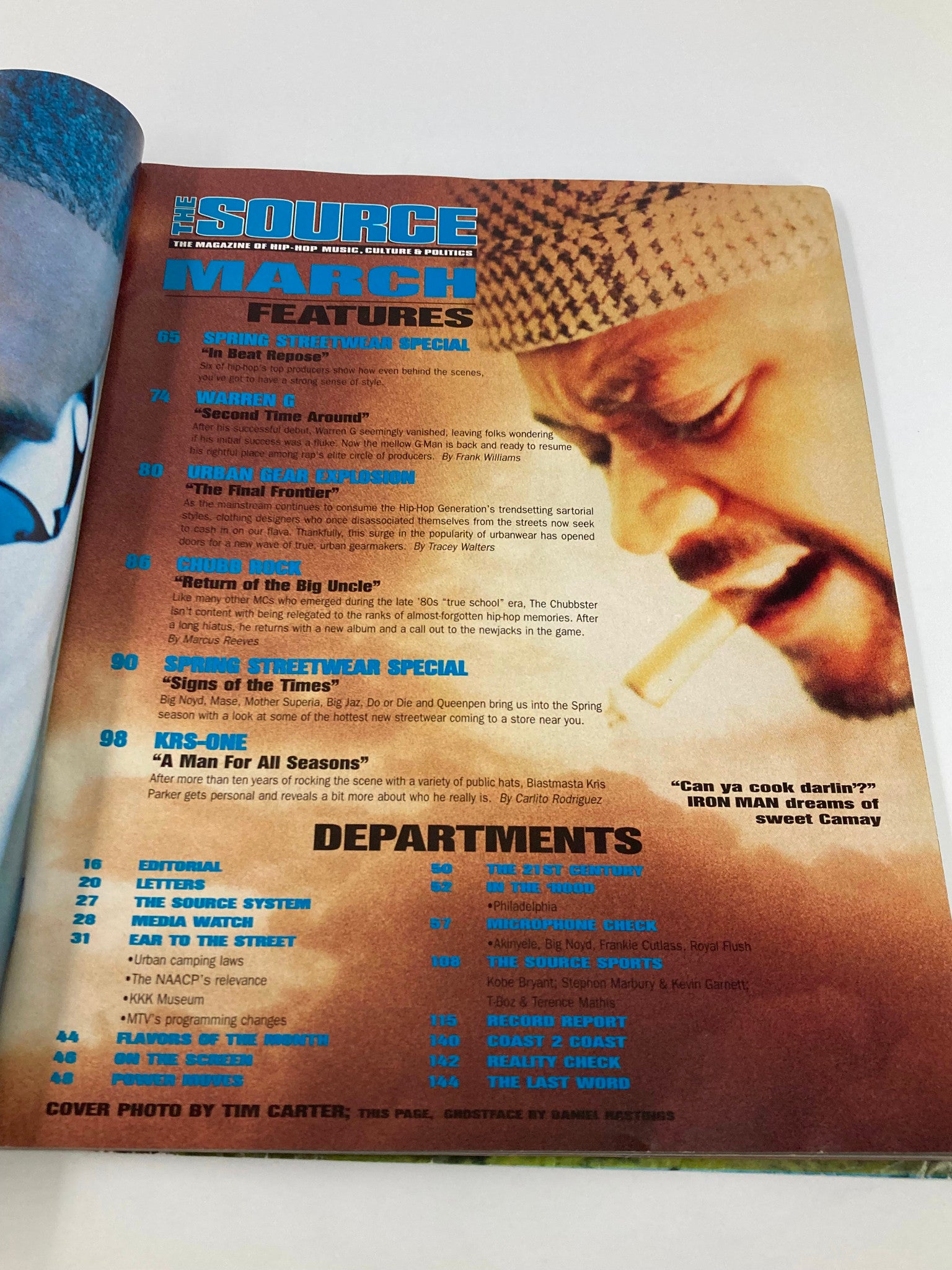 The Source Magazine March 1997 No. 90 American Rapper KRS-One No Label