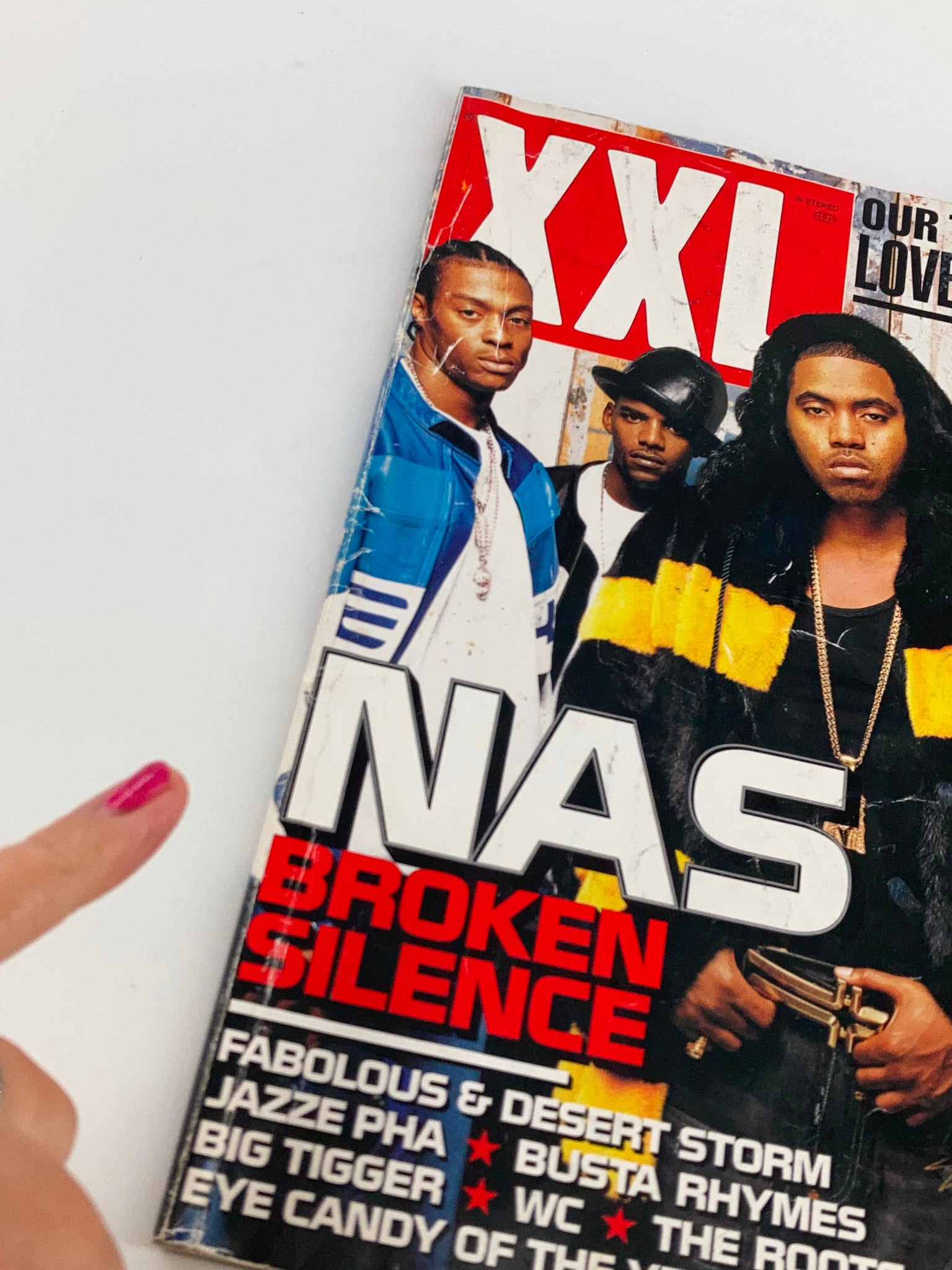 XXL Magazine January 2003 NAS Broken Silence, and JMJ 1965-2002 No Label