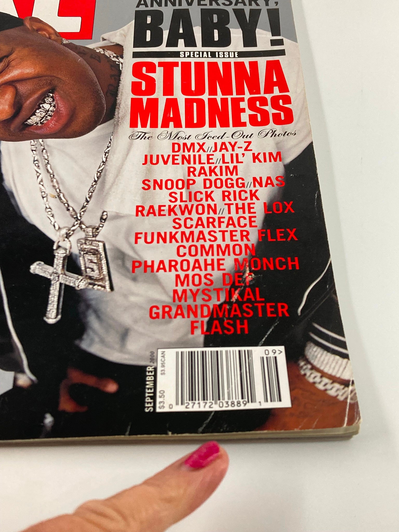 XXL Magazine September 2000 DMX, Jay-Z, Juvenile, Lil Kim and Rakim No Label