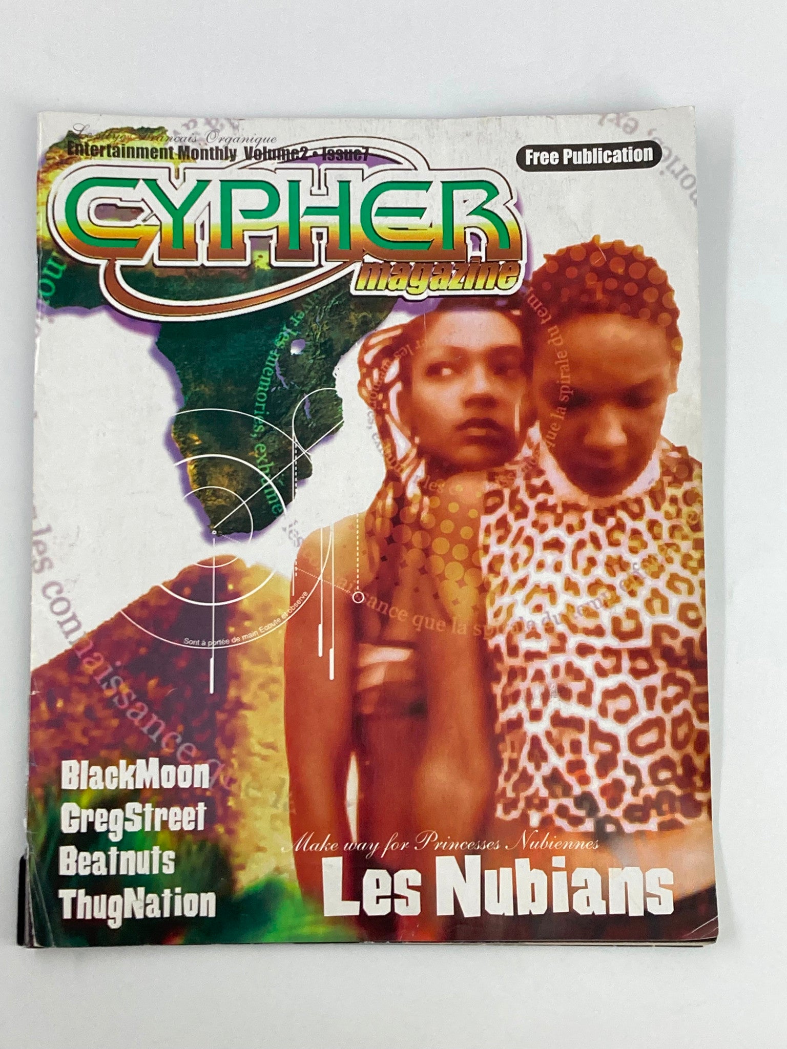 Cypher Magazine Vol 2 Issue 7 Princess Nubiennes Les Nubians No Label