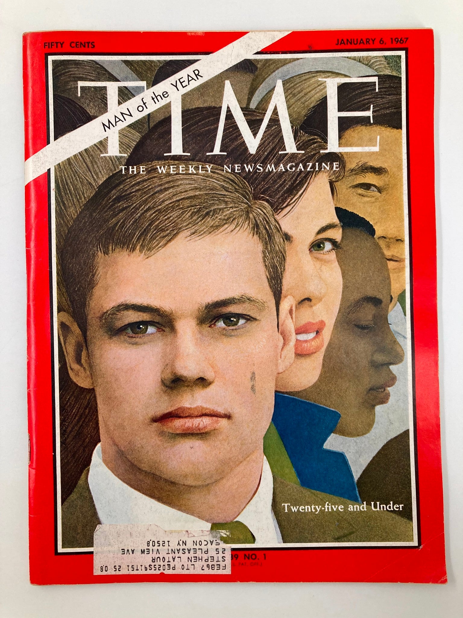 VTG Time Magazine January 6 1967 Vol 89 #1 Robert Vickrey Man of the Year