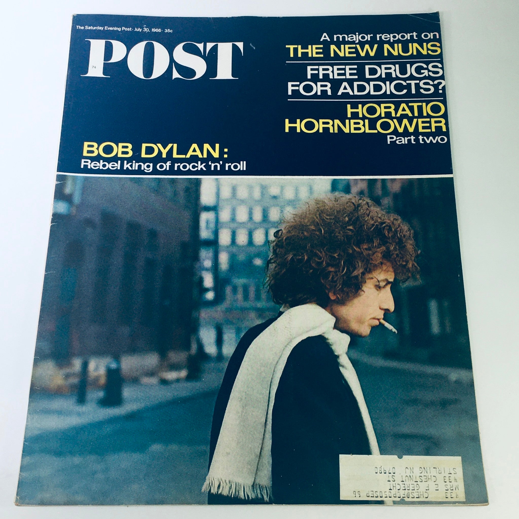 VTG The Saturday Evening Post July 30 1966 - Bob Dylan Rebel King of Rock n Roll