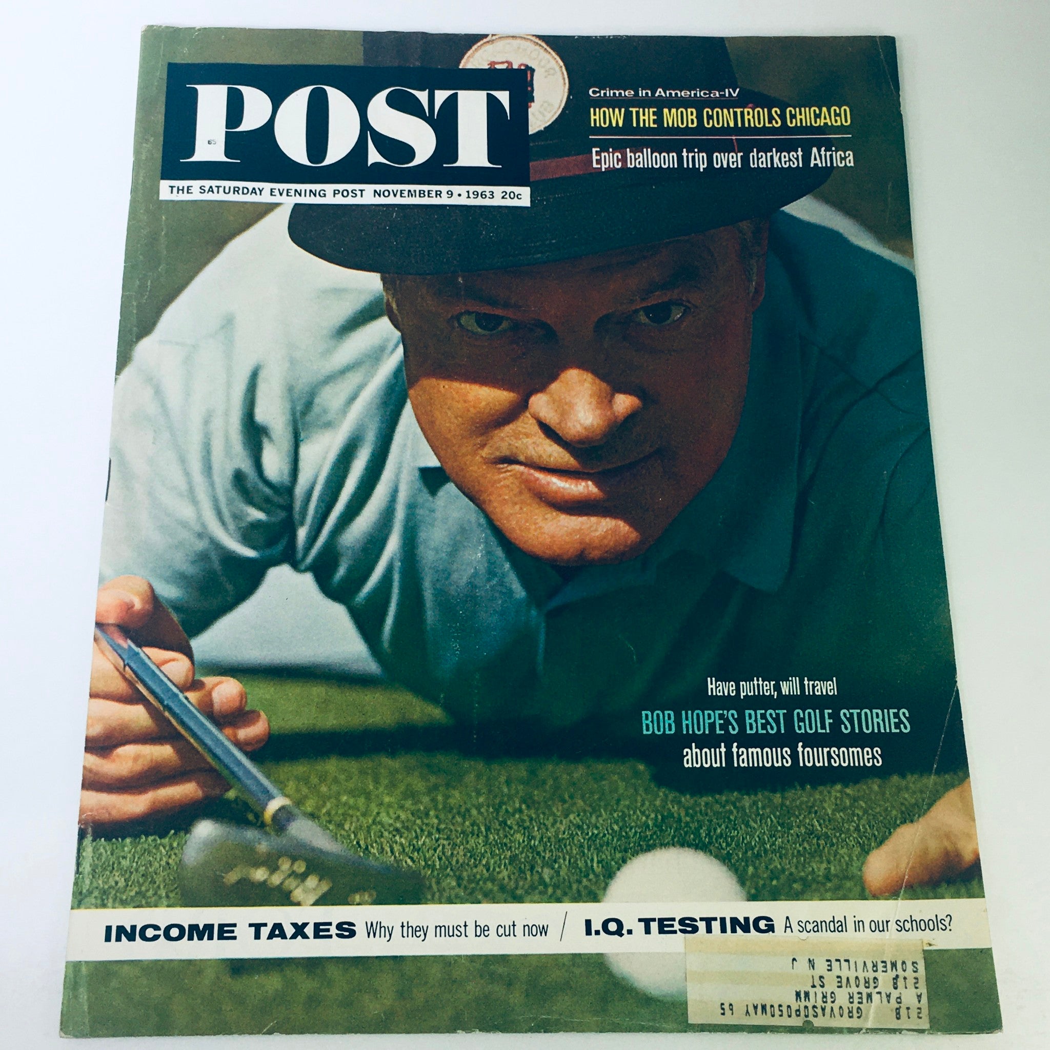 VTG The Saturday Evening Post November 9 1963 - Bob Hope's Best Golf Stories