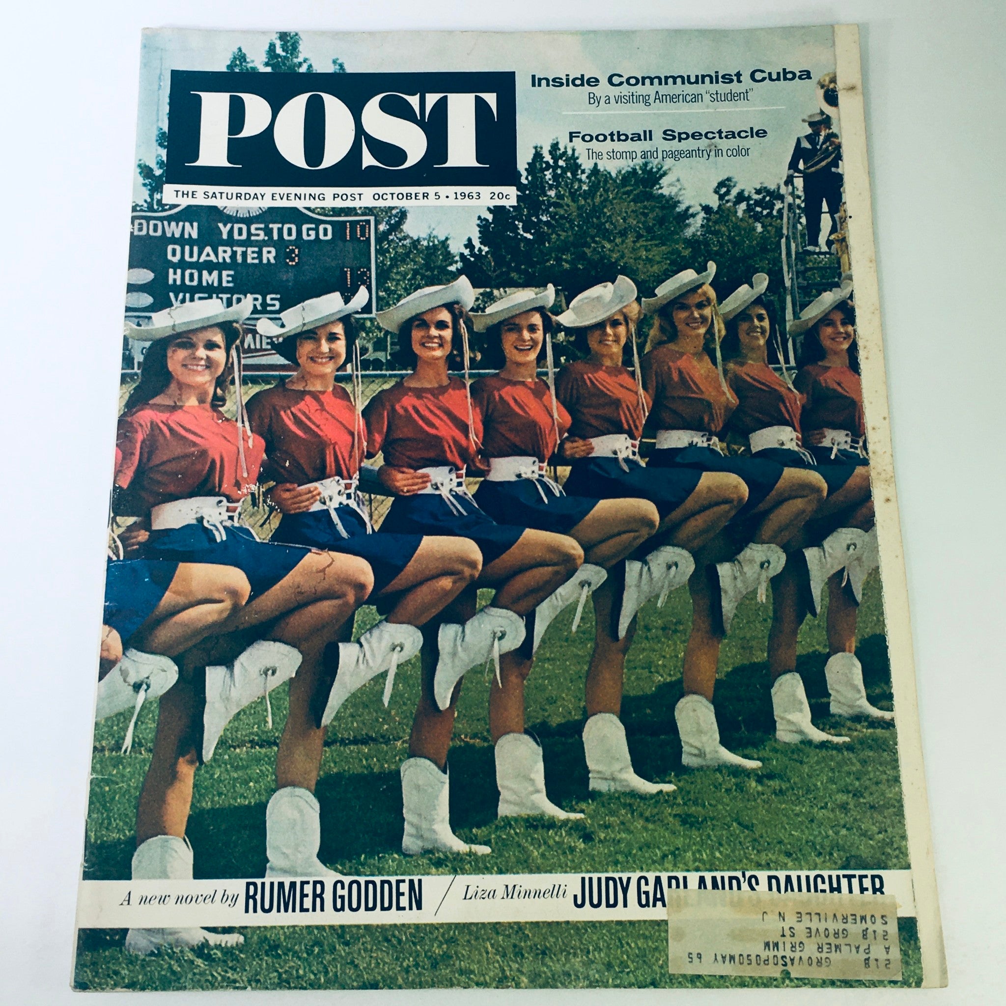 VTG The Saturday Evening Post October 5 1963 - Inside Communist Cuba / Football