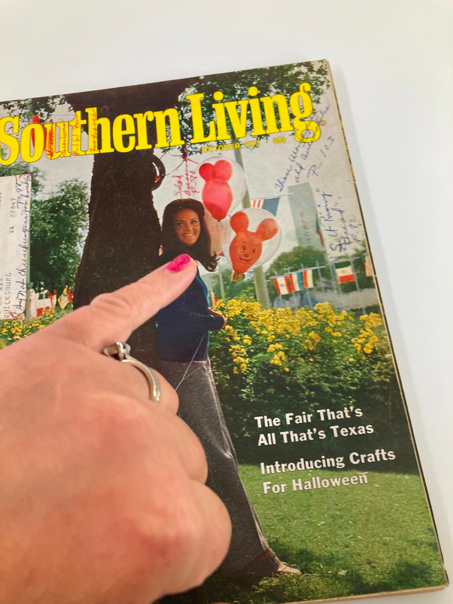 VTG Southern Living Magazine October 1971 The Fair That's All Texas