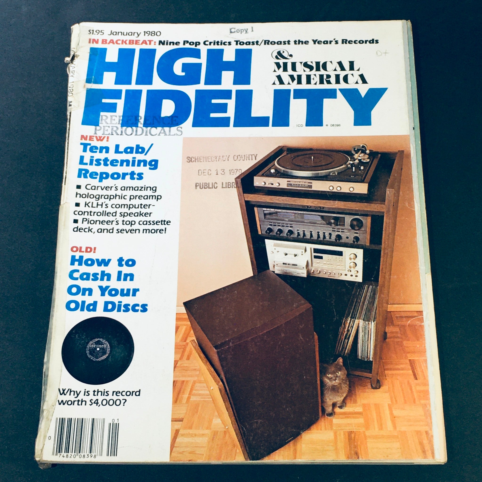 VTG High Fidelity Magazine January 1980 - How To Cash In Your Old Discs