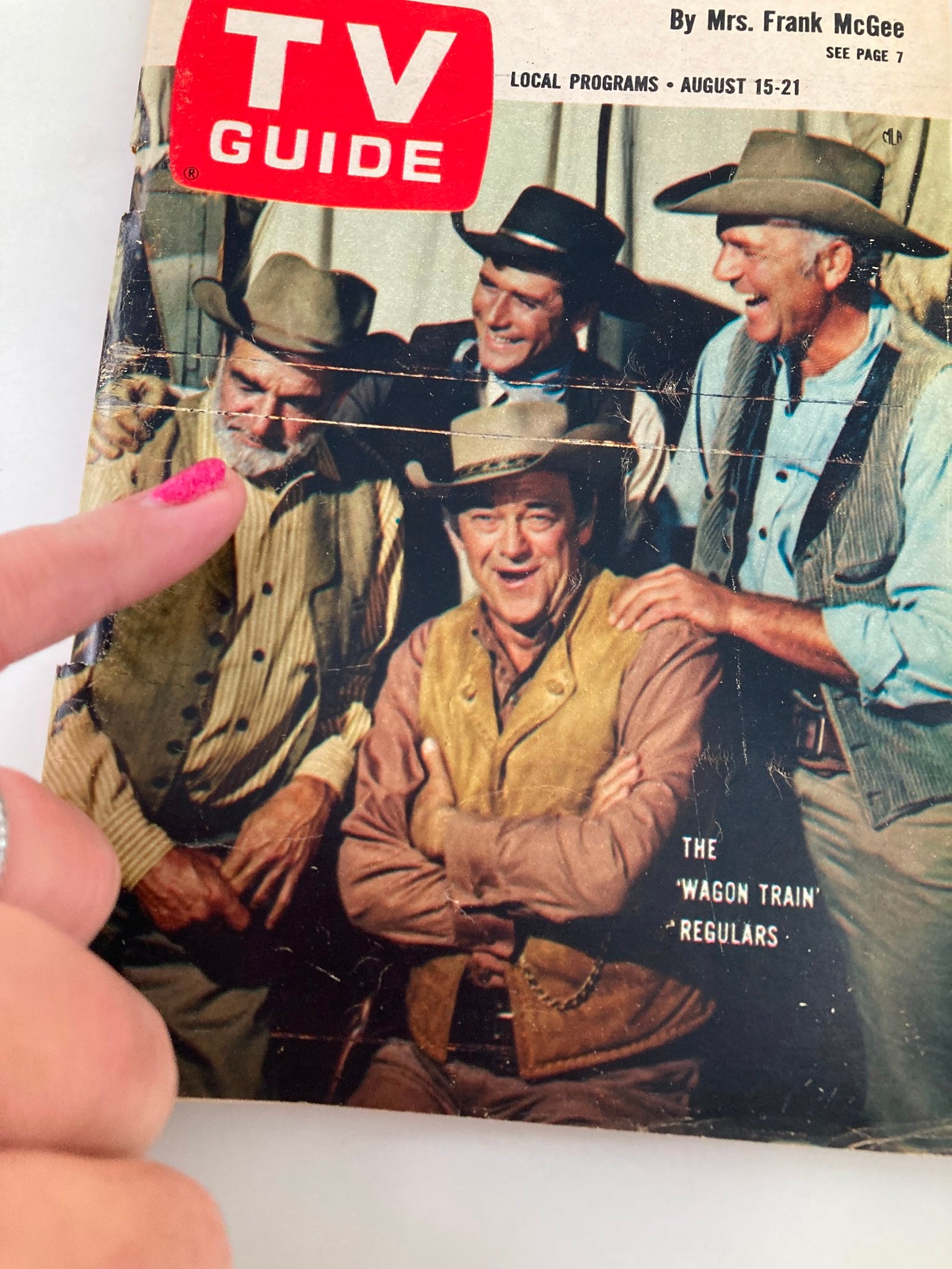 TV Guide Magazine August 15 1964 Frank McGrath north california edition no label