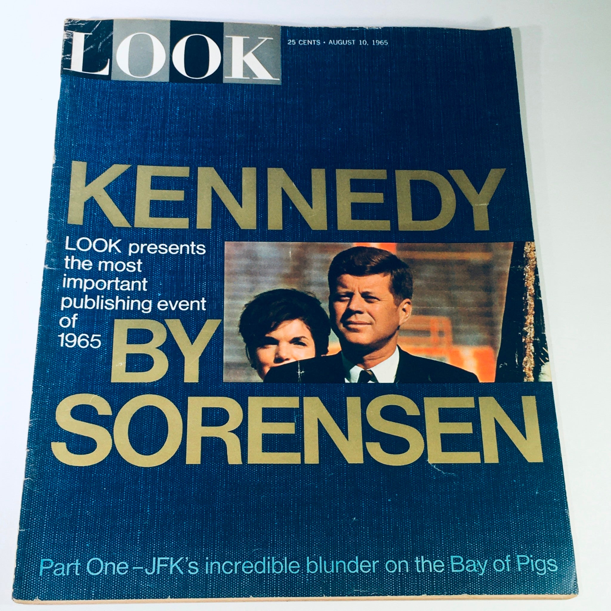 VTG Look Magazine August 10 1965 - John F. Kennedy by Sorensen / 1965 Events