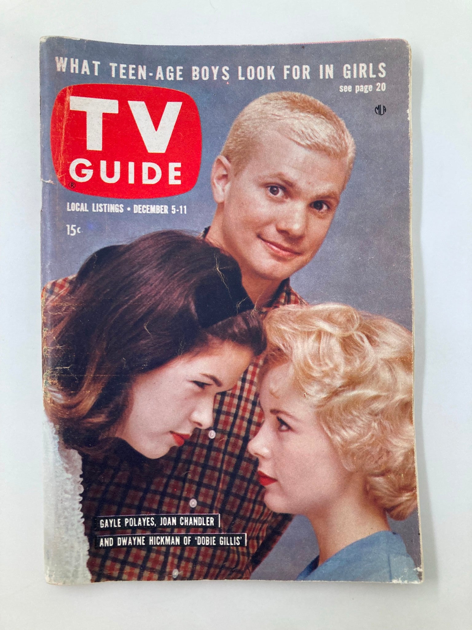 TV Guide Magazine December 5 1959 Gayle Polayes northcalifornia edition no label