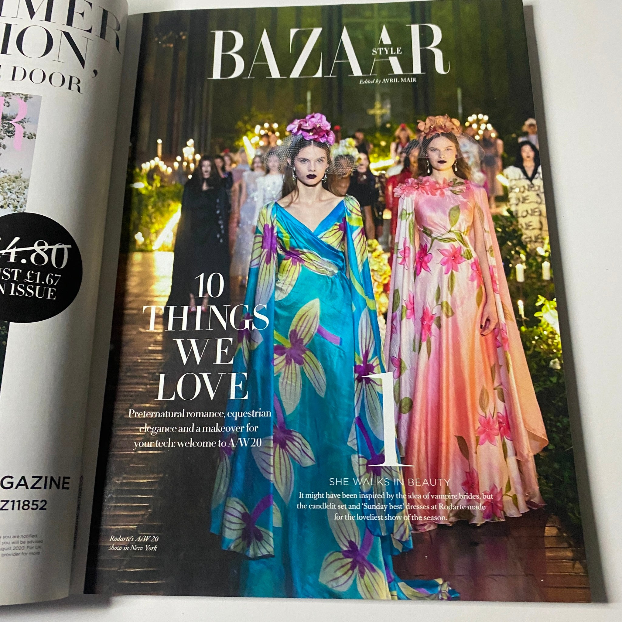 Additional style cover of Harper's Bazaar UK Magazine, emphasizing vibrant fashion themes and editorial pieces.