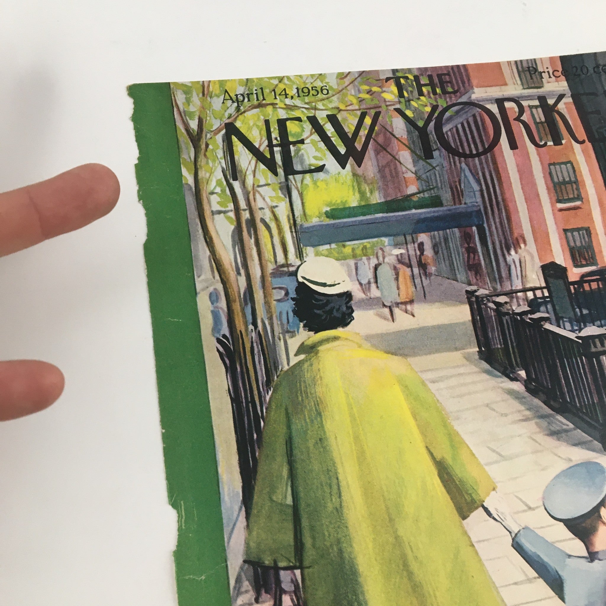 COVER ONLY The New Yorker April 14 1956 Full Cover Theme by Arthur Getz