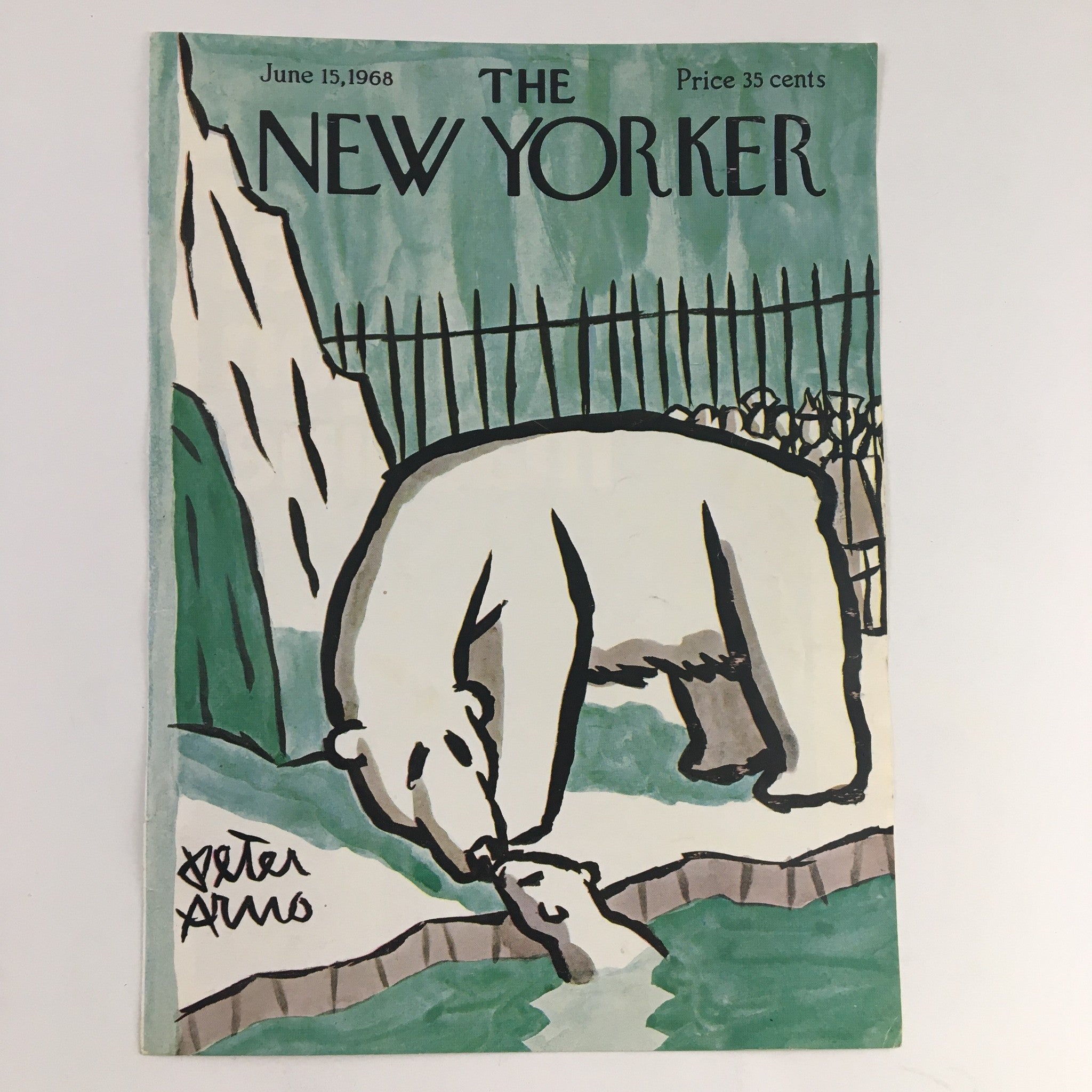 COVER ONLY The New Yorker June 15 1968 Full Cover Theme by Peter Arno