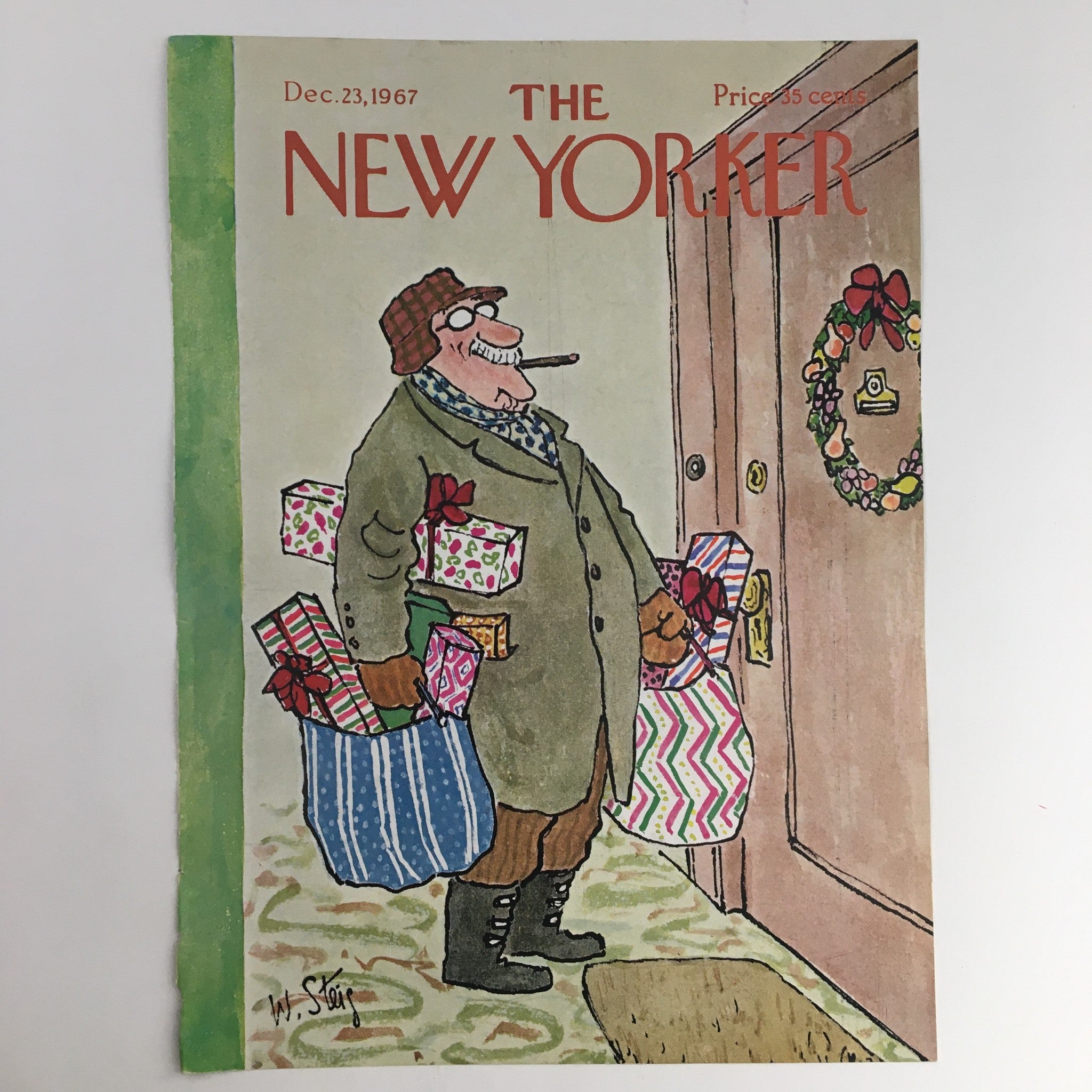 COVER ONLY The New Yorker December 23 1967 Full Cover Theme by William Steig