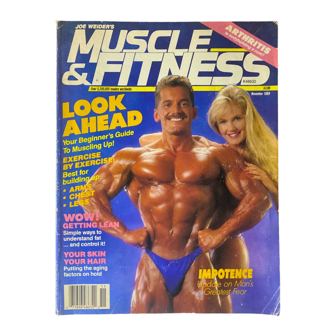 VTV Muscle & Fitness Magazine November 1989 Vol 50 No. 11 Lee Labrada No Label