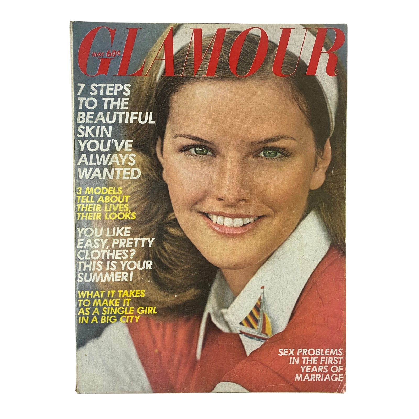 Glamour Magazine May 1972 Cover Look Photographed by Rico Puhlmann No Label