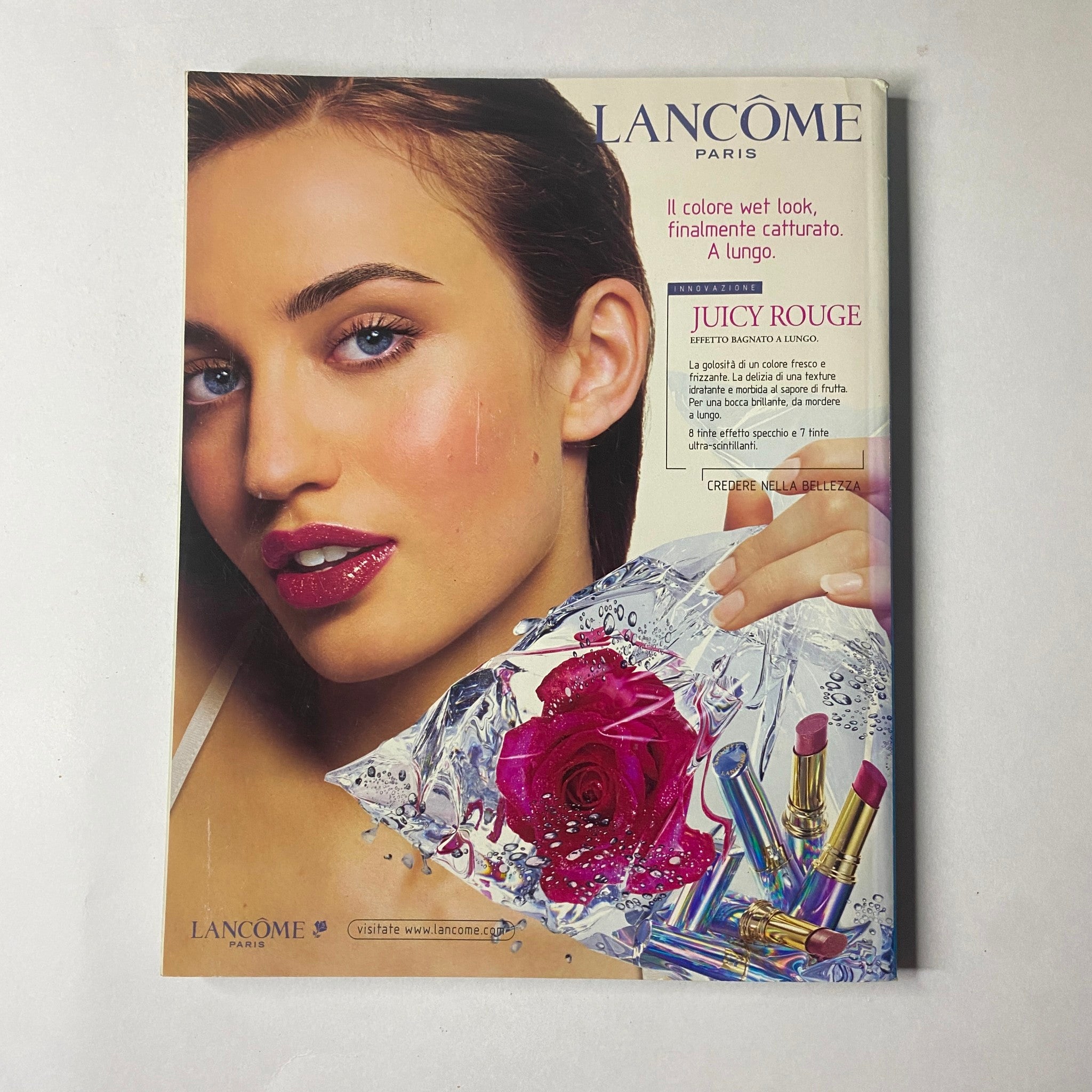 Marie Claire Italia Magazine June 2003 cover featuring Delfine Bafort, highlighting fashion, lifestyle themes, and editorial content from early 2000s Italian media.
