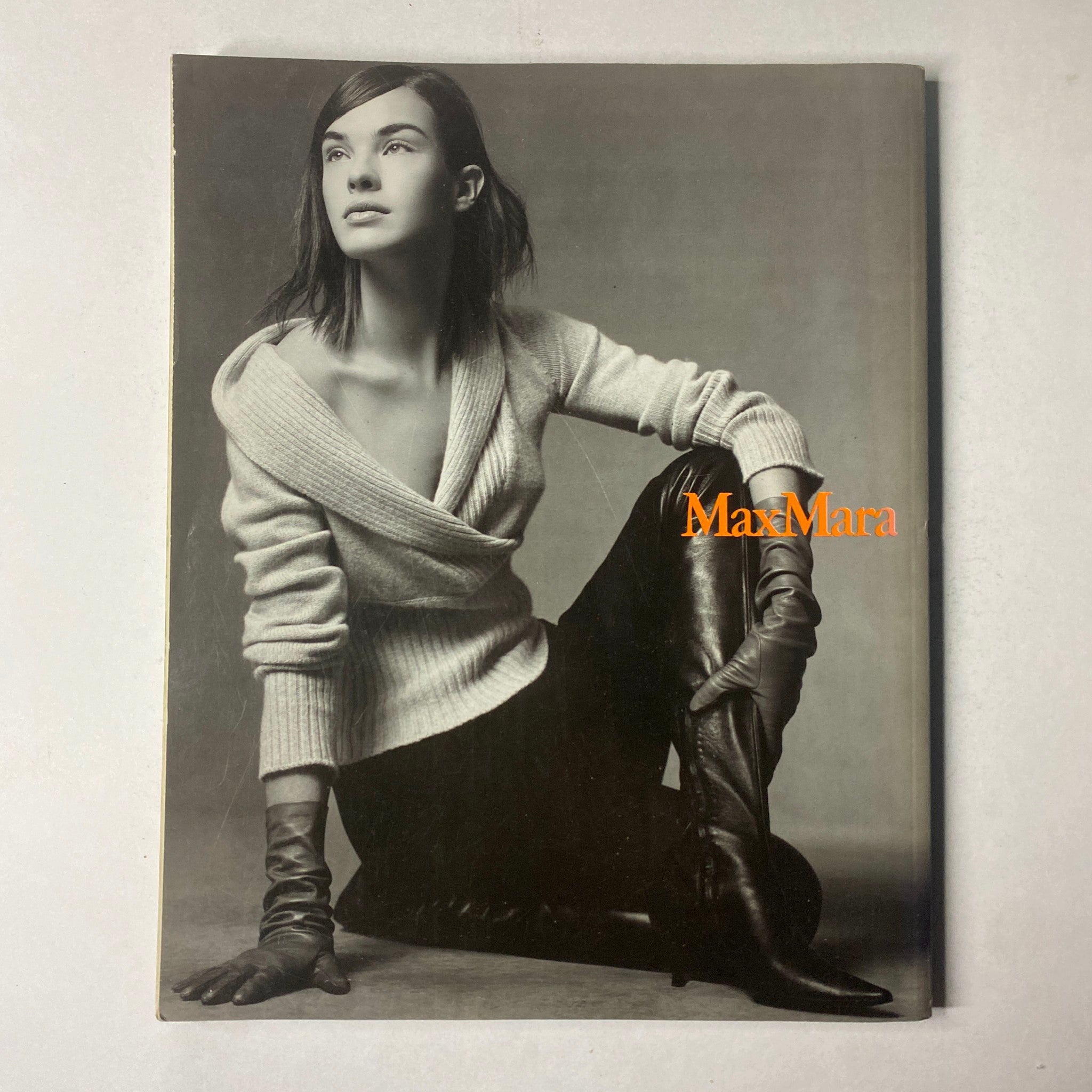 Cover of Marie Claire Italia Magazine August 2003 showcasing a black-and-white photograph of a model posed elegantly in MaxMara attire. The cover emphasizes contemporary fashion aesthetics and features Tetyana Brazhnyk.