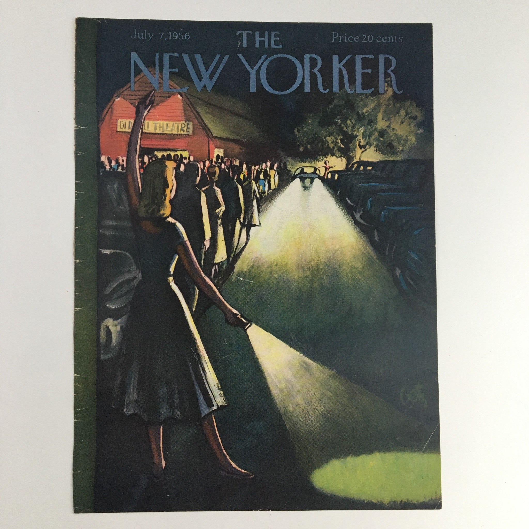 COVER ONLY The New Yorker July 7 1956 Full Cover Theme by Arthur Getz