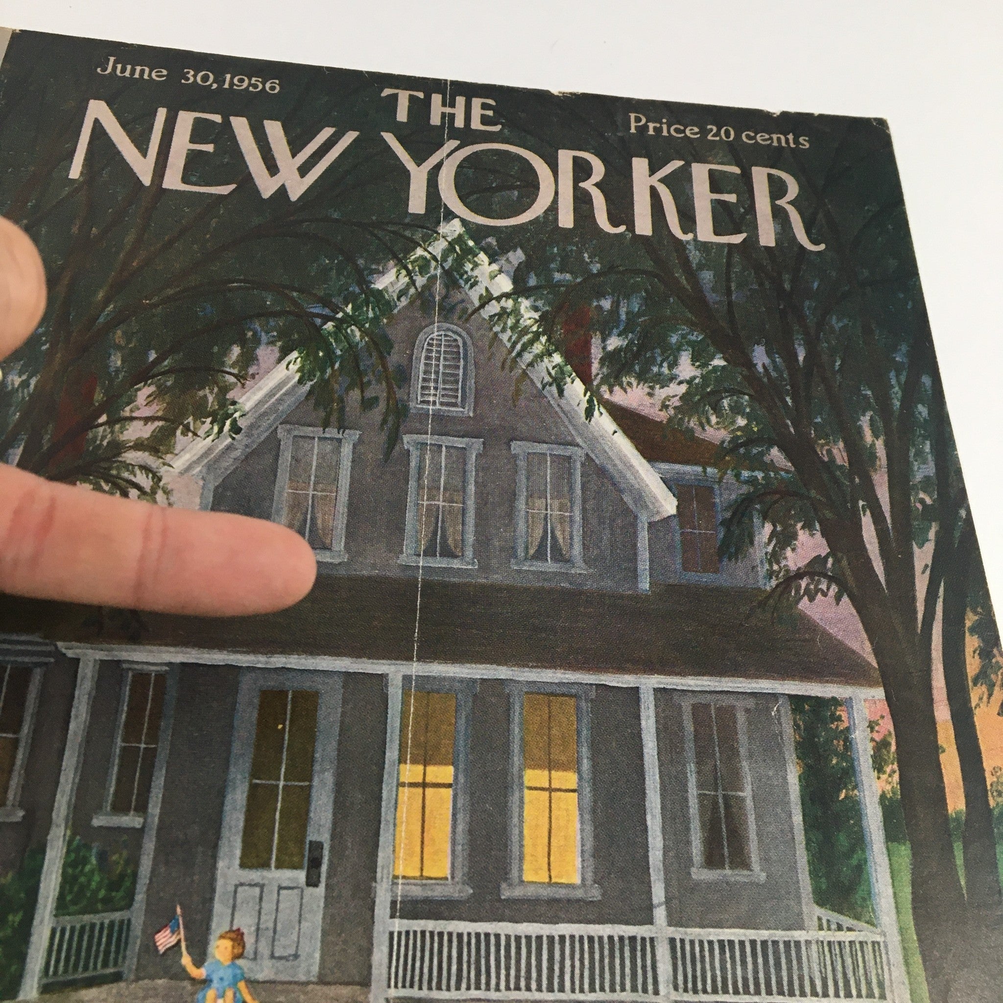 COVER ONLY The New Yorker June 30 1956 Full Cover Theme by Edna Eicke