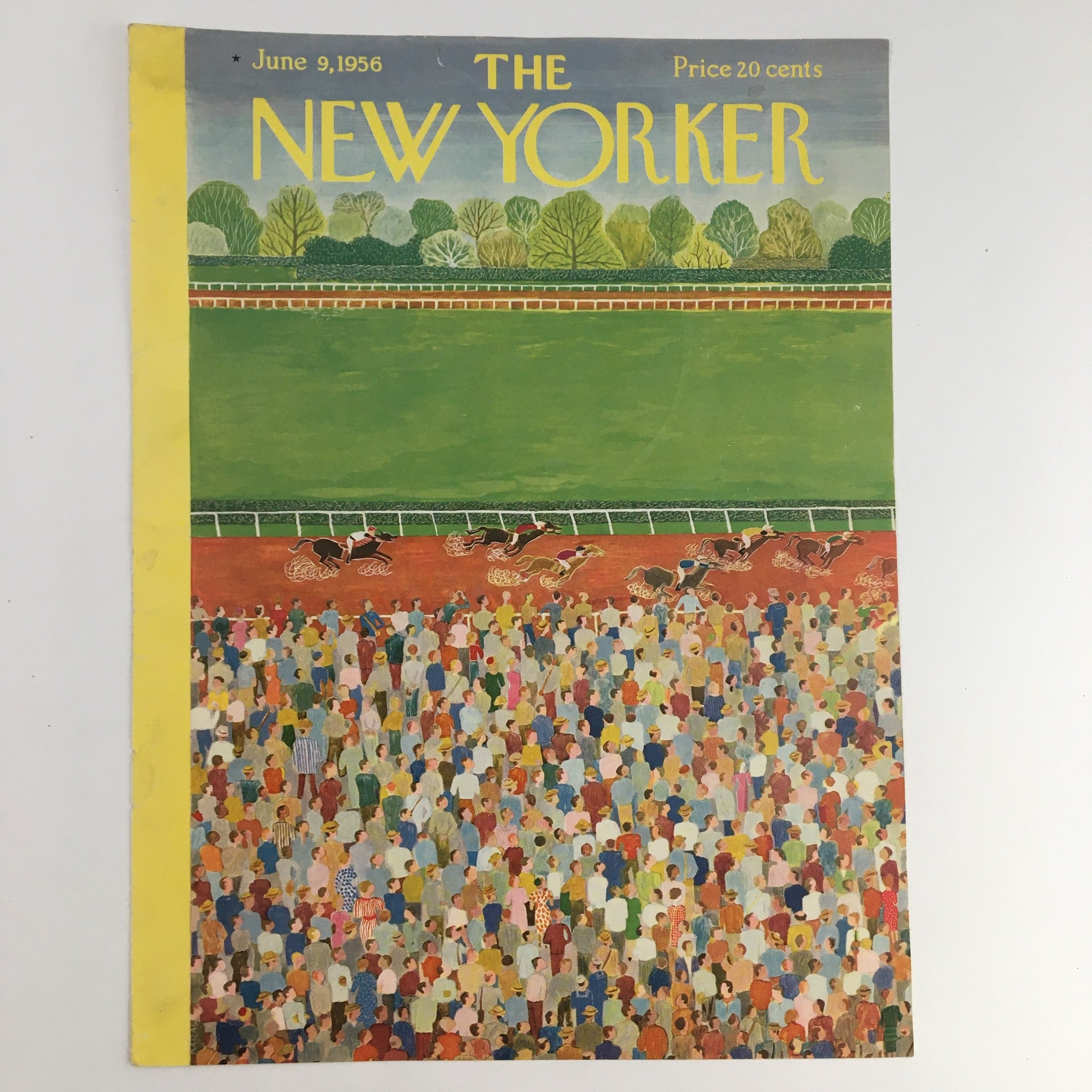 COVER ONLY The New Yorker June 9 1956 Full Cover Theme by Ilonka Karasz