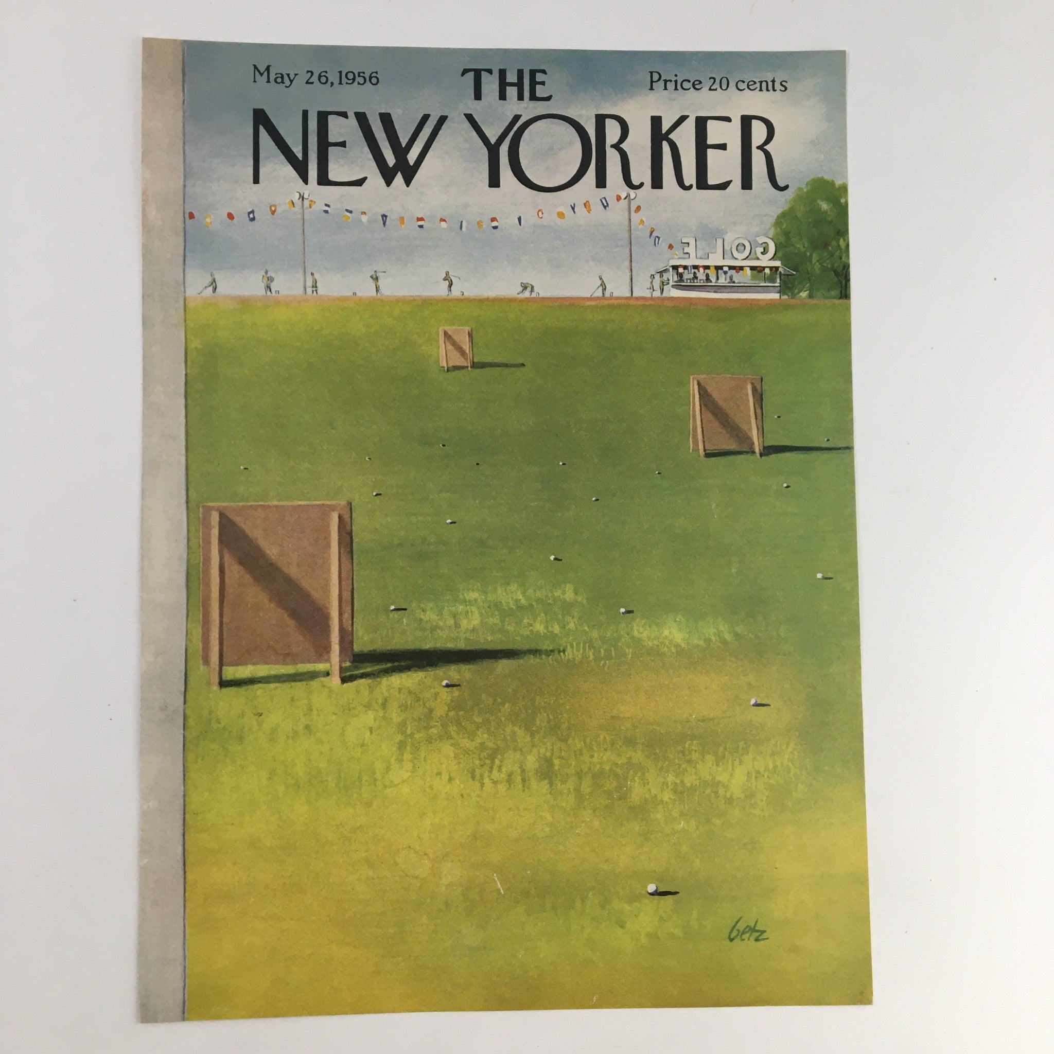 COVER ONLY The New Yorker May 26 1956 Full Cover Theme by Arthur Getz