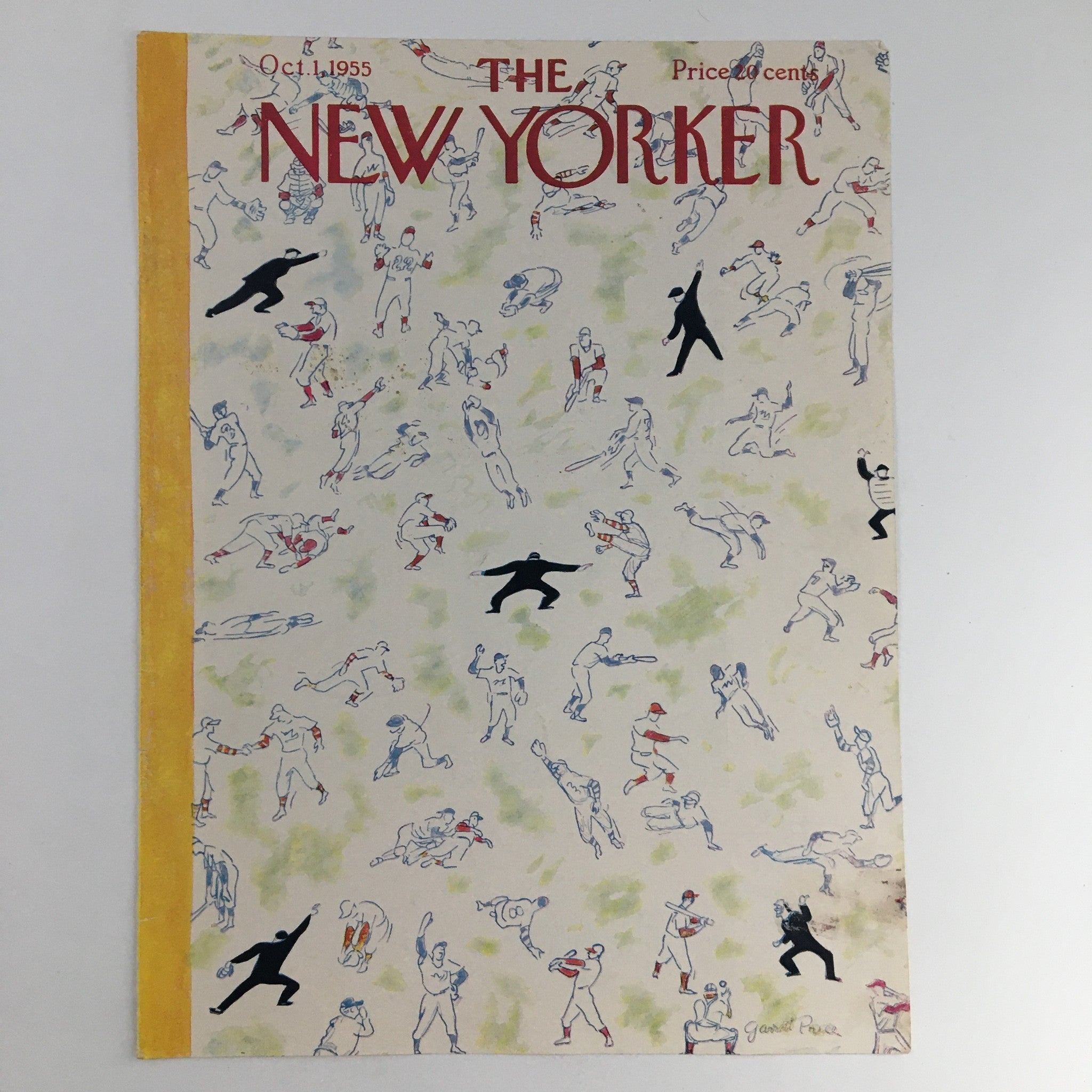 COVER ONLY The New Yorker October 1 1955 Full Cover Theme by Garrett Price